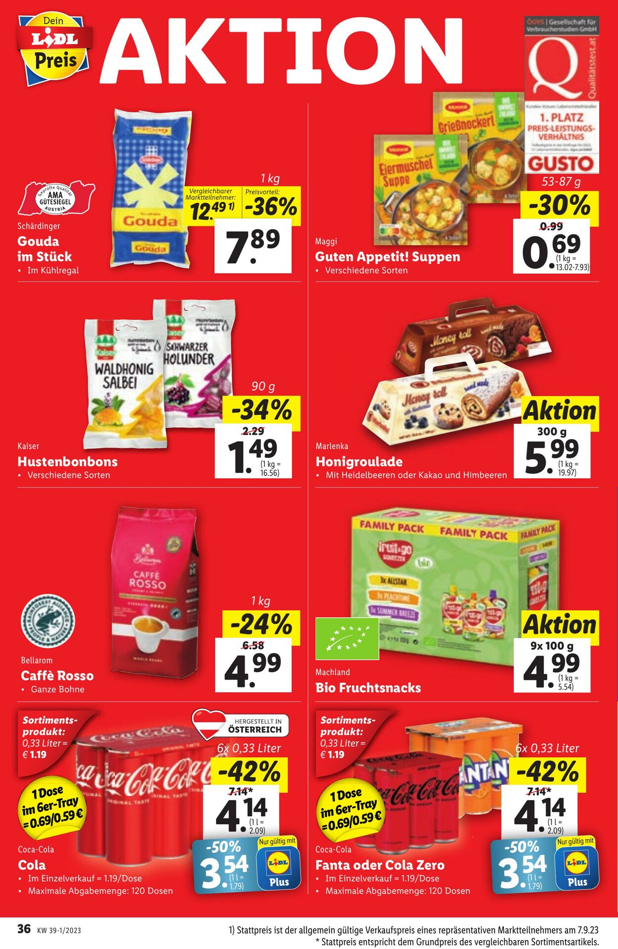 Prospekt Lidl 21.09.2023 - 23.09.2023