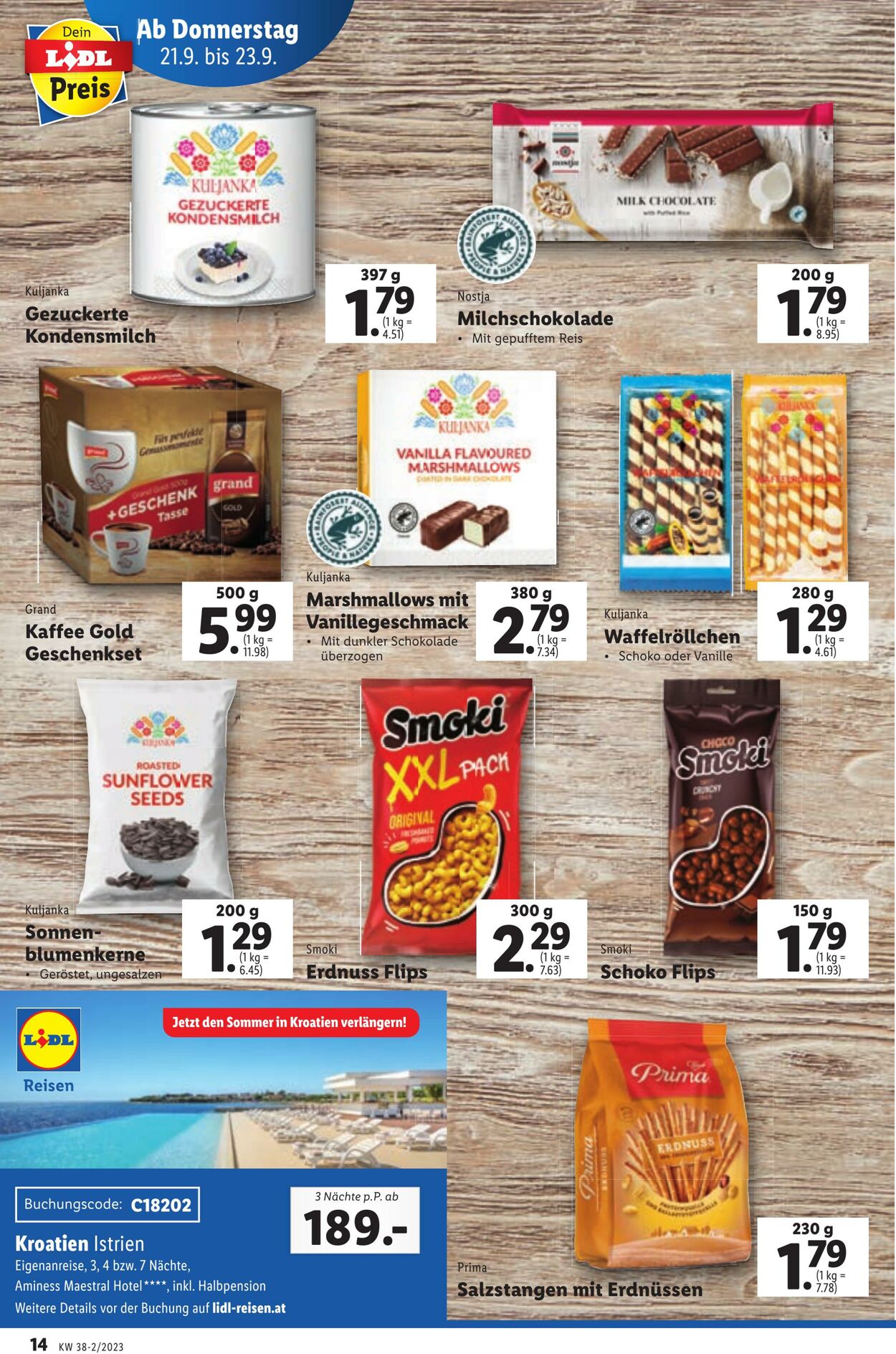 Prospekt Lidl 21.09.2023 - 23.09.2023