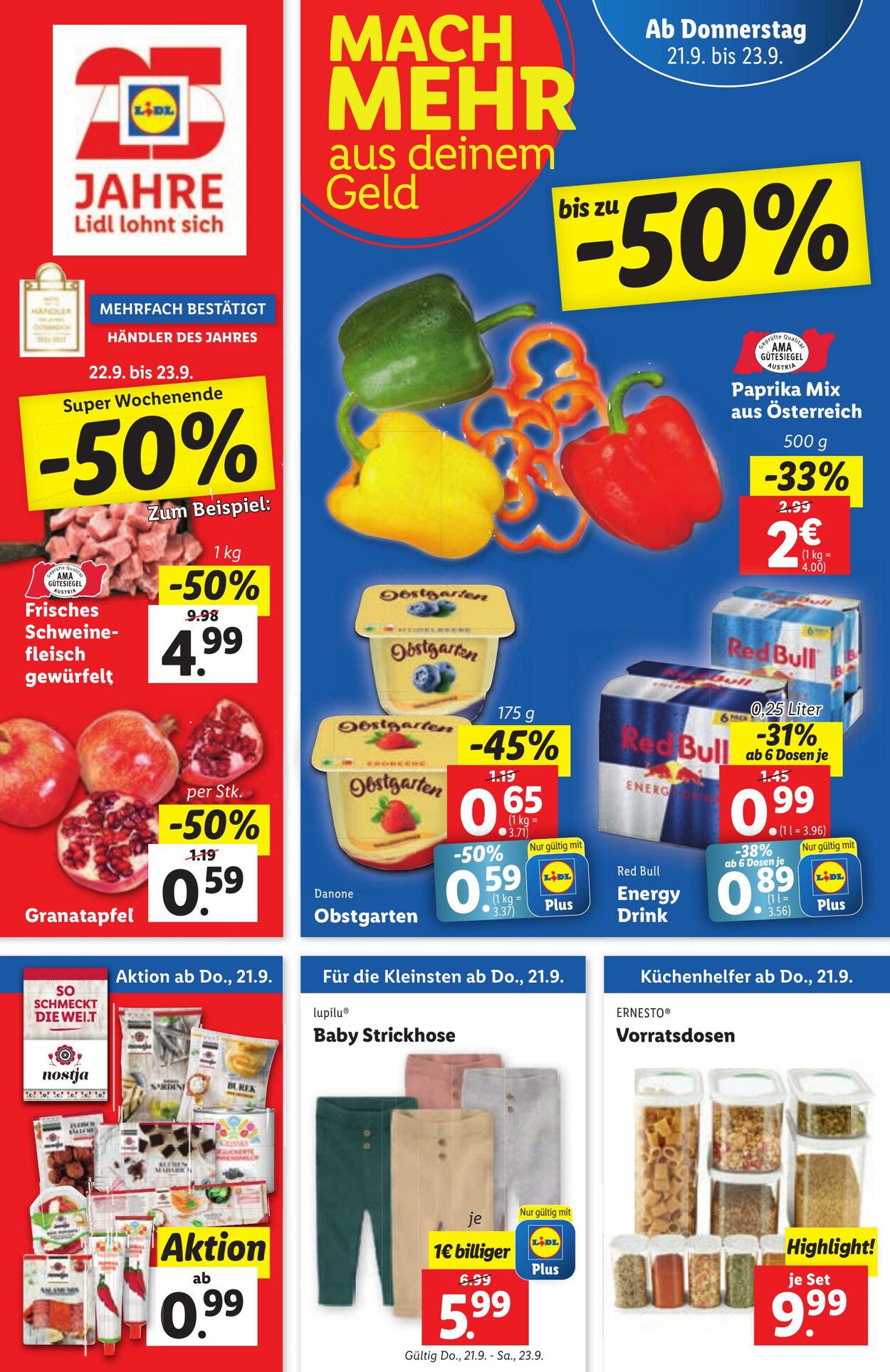 Prospekt Lidl 21.09.2023 - 23.09.2023