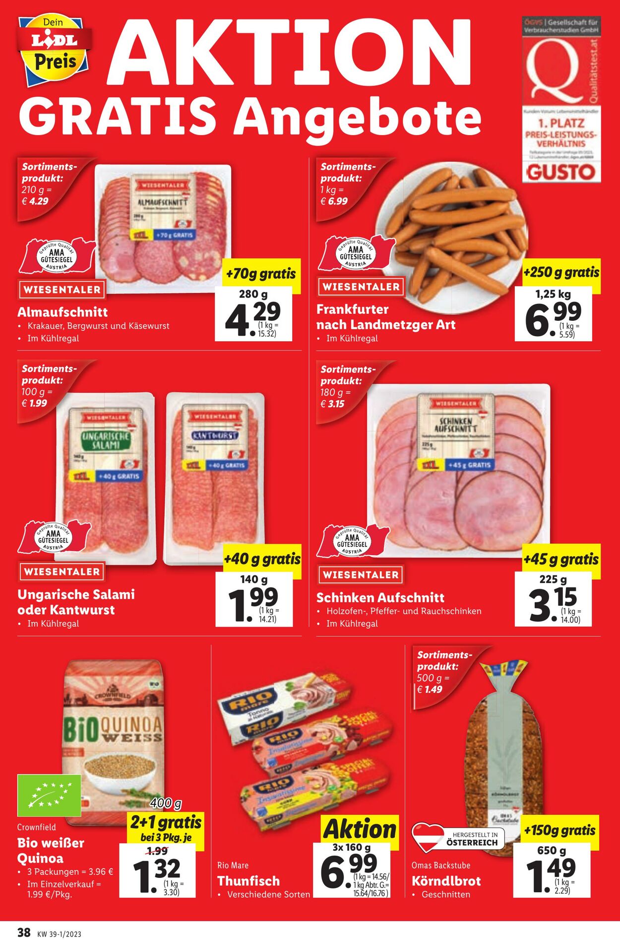 Prospekt Lidl 21.09.2023 - 23.09.2023