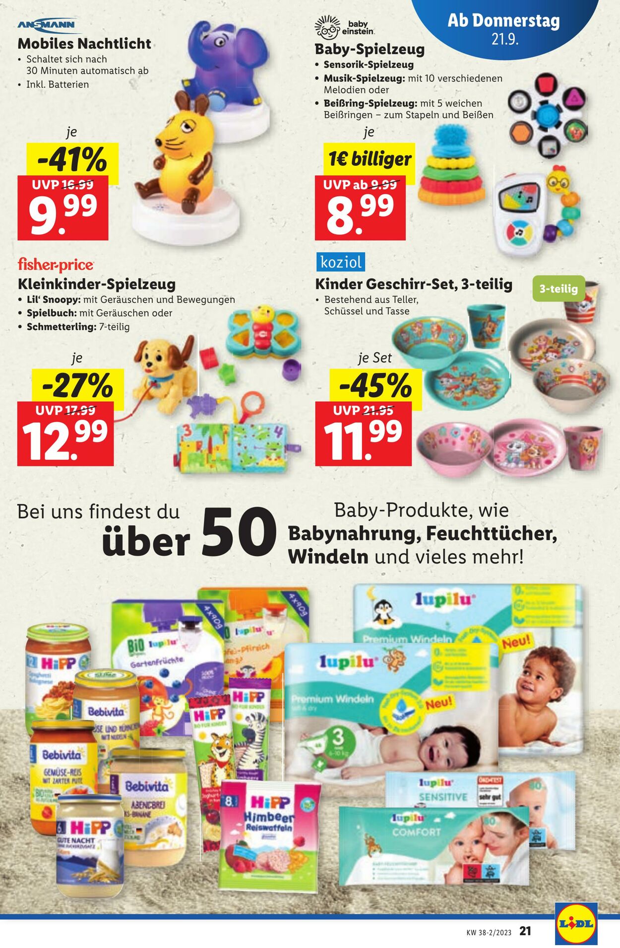 Prospekt Lidl 21.09.2023 - 23.09.2023