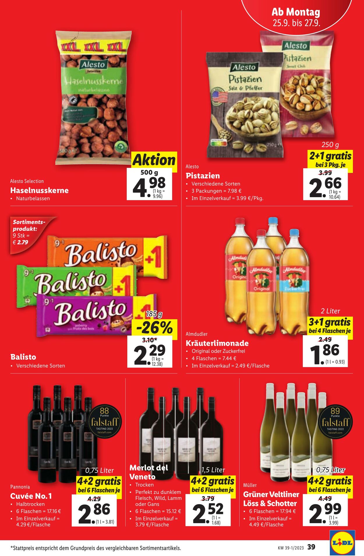 Prospekt Lidl 21.09.2023 - 23.09.2023