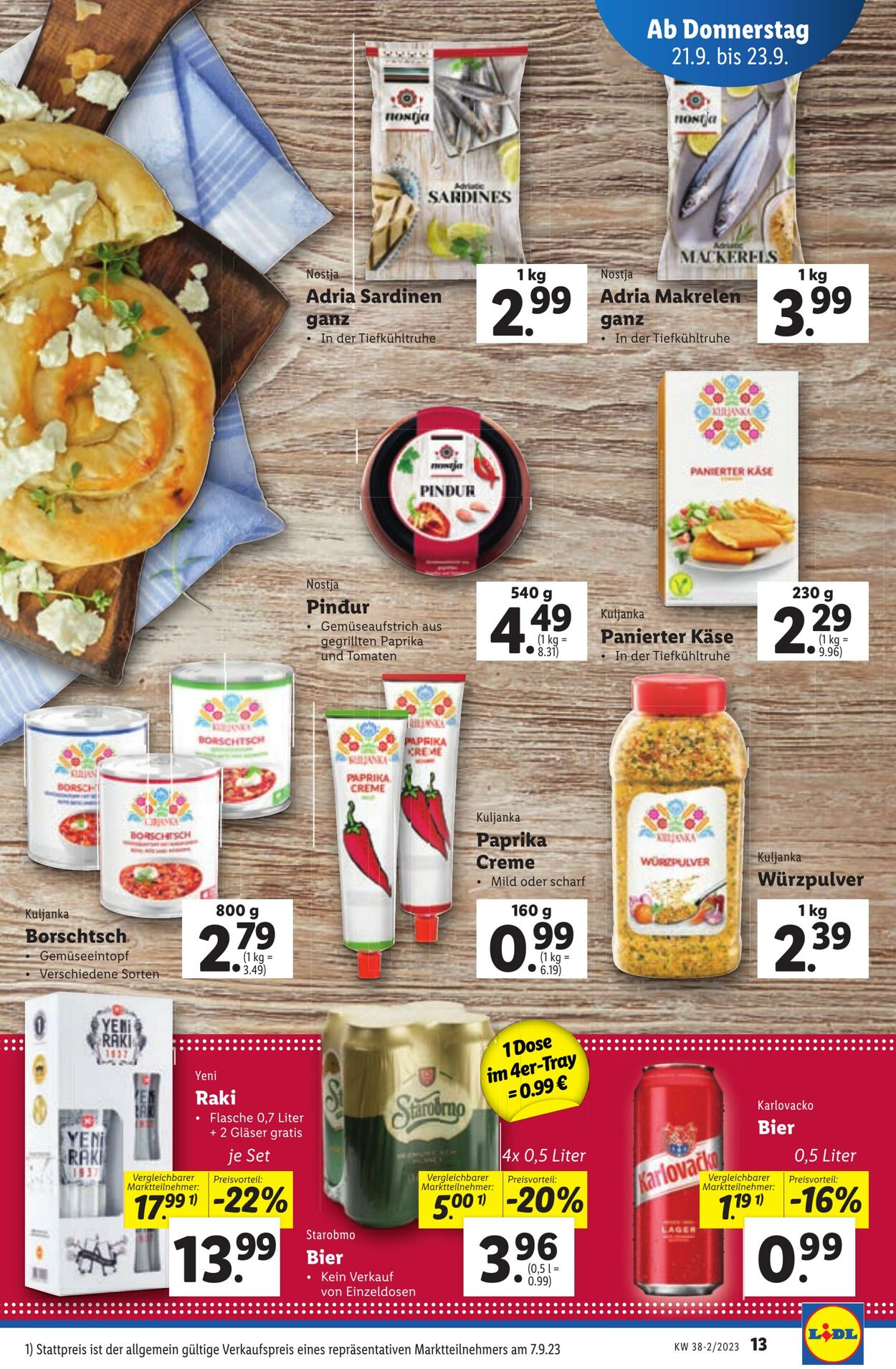 Prospekt Lidl 21.09.2023 - 23.09.2023