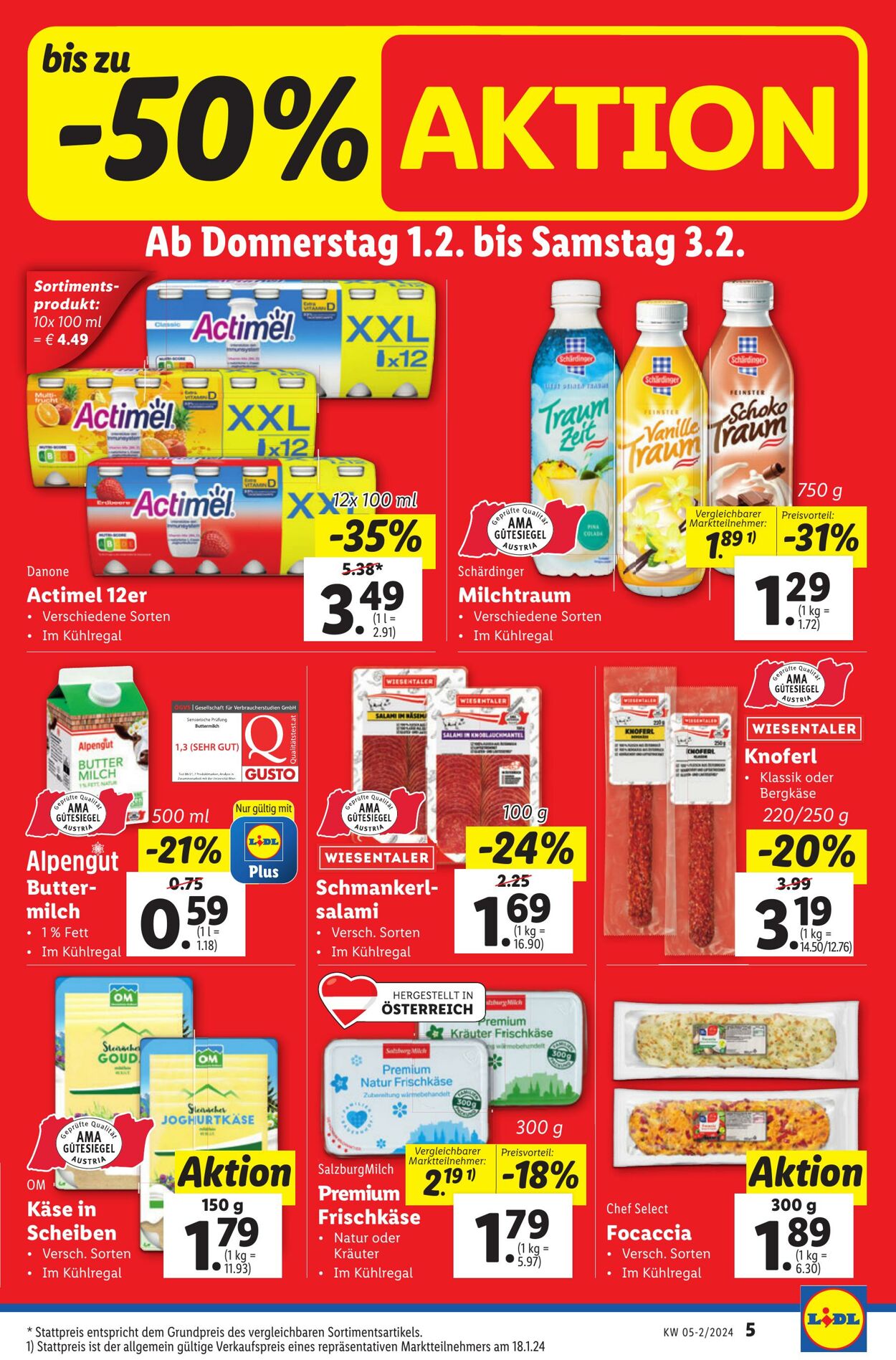 Prospekt Lidl 01.02.2024 - 07.02.2024