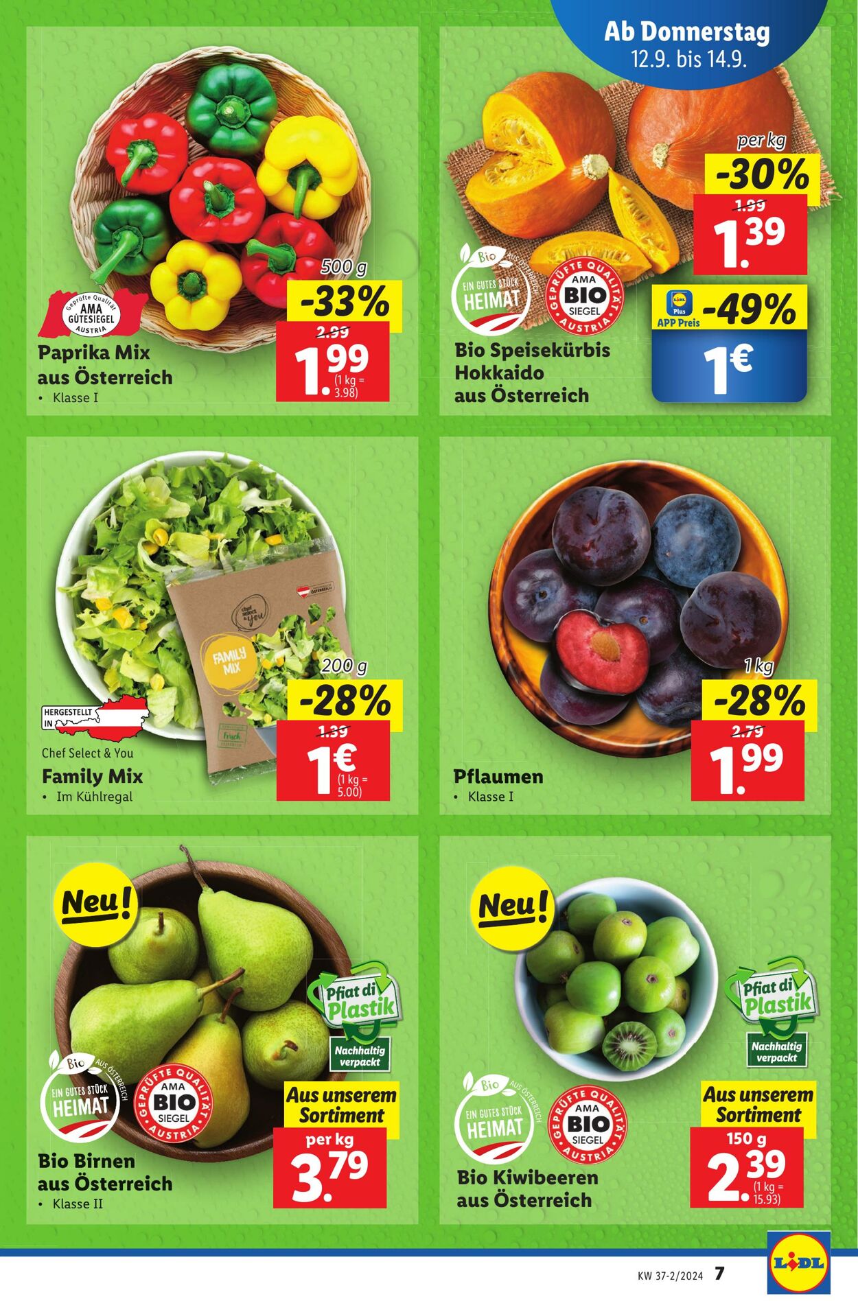 Prospekt Lidl 12.09.2024 - 18.09.2024