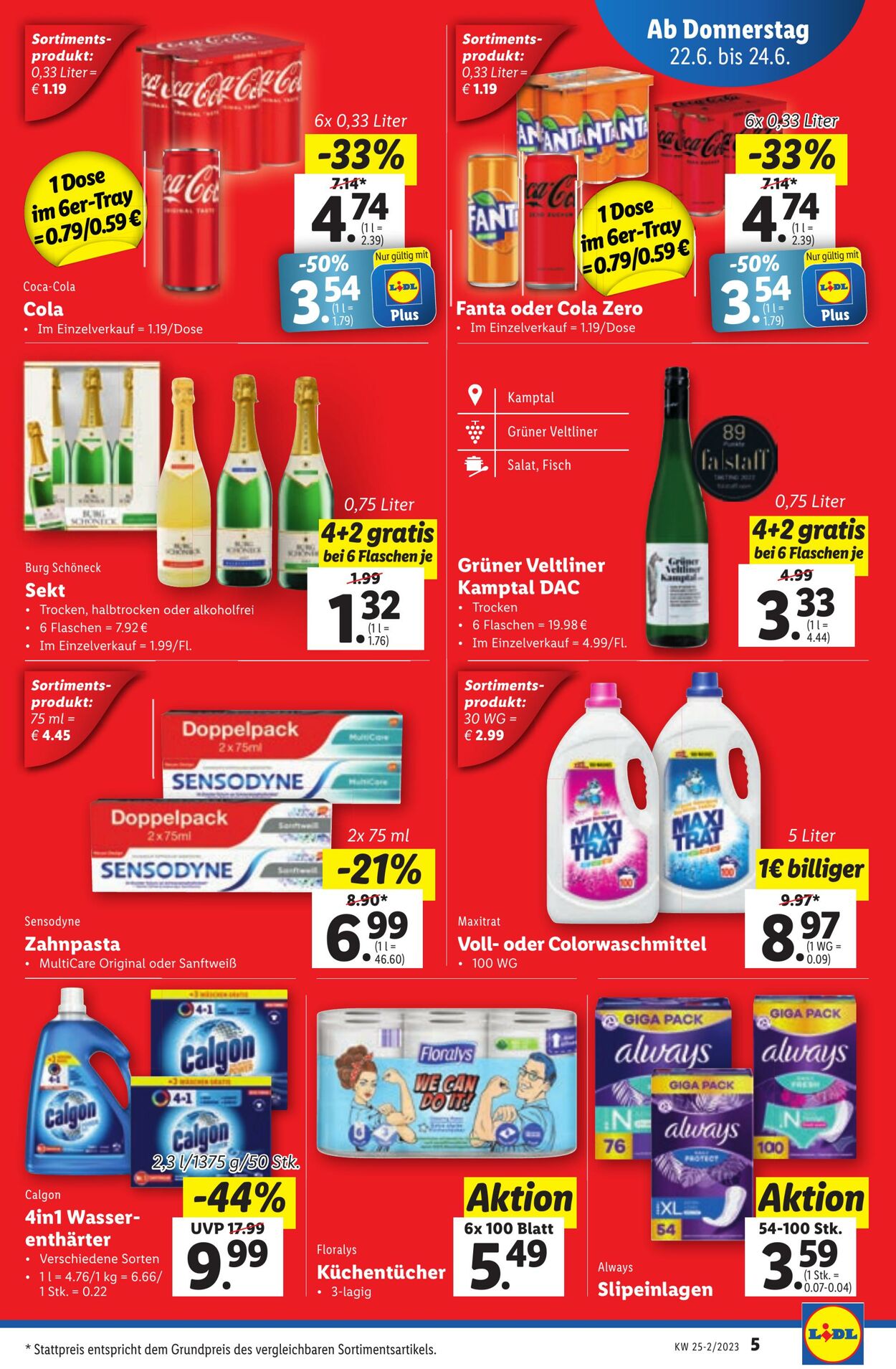 Prospekt Lidl 22.06.2023 - 28.06.2023