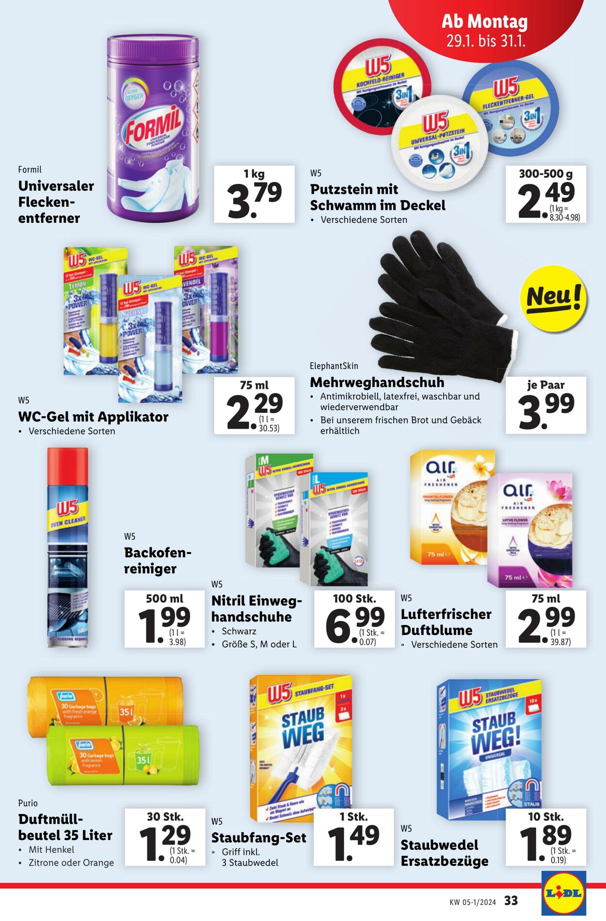 Prospekt Lidl 25.01.2024 - 27.01.2024