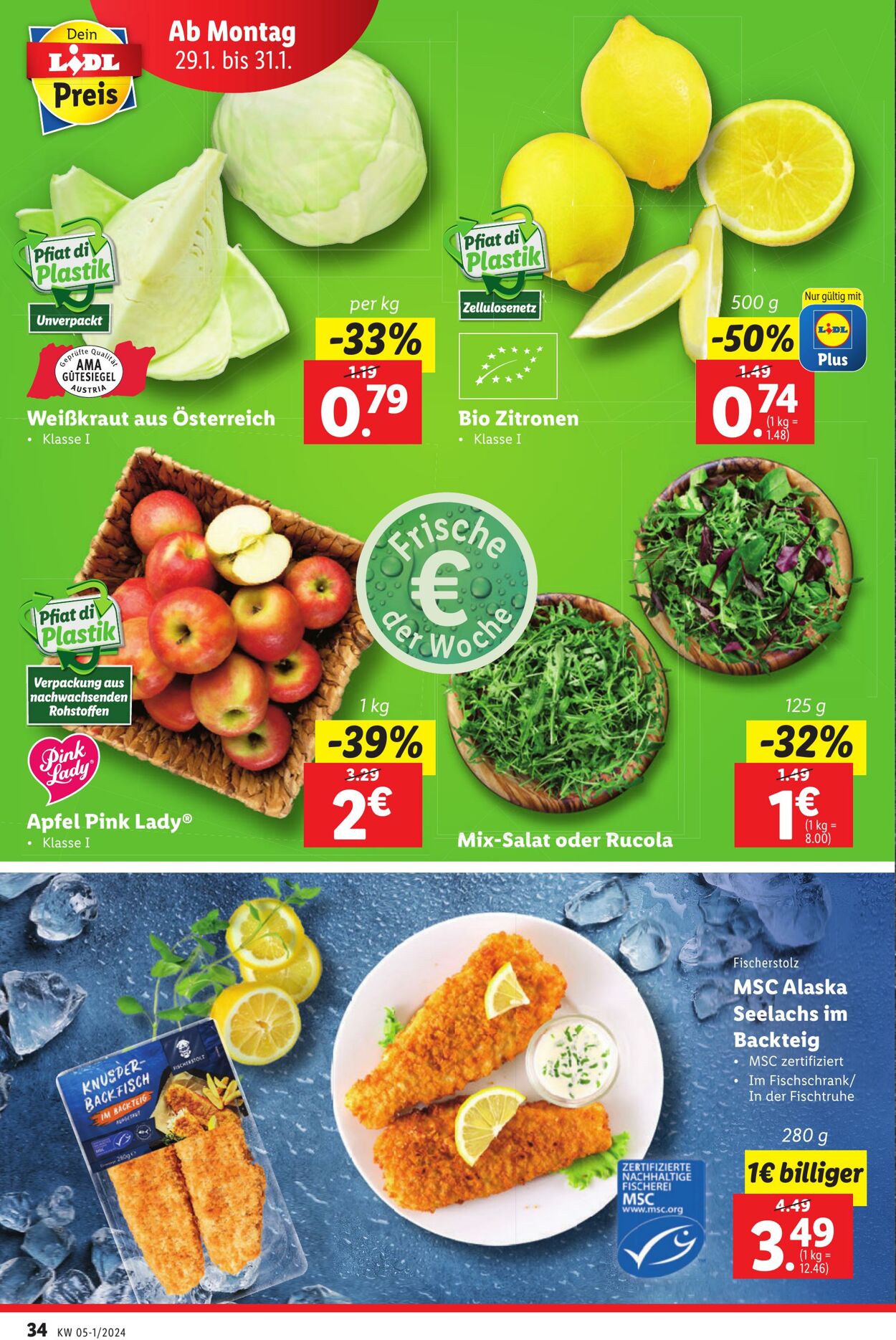 Prospekt Lidl 25.01.2024 - 27.01.2024