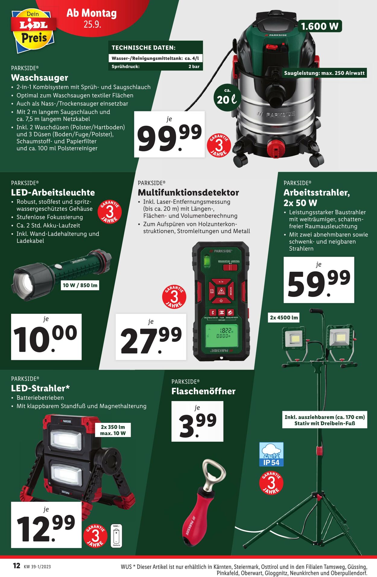 Prospekt Lidl 19.09.2023 - 27.09.2023
