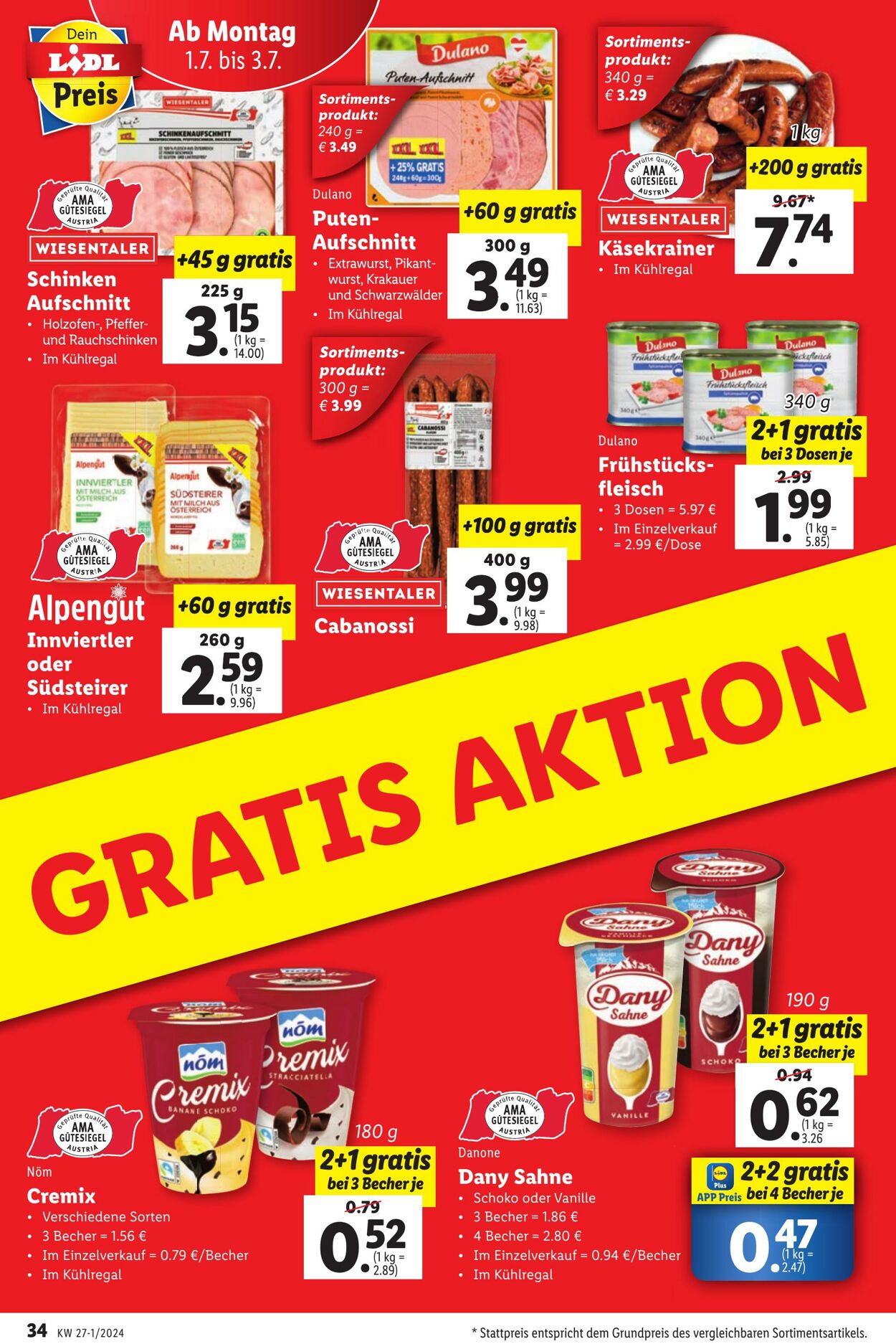 Prospekt Lidl 27.06.2024 - 03.07.2024