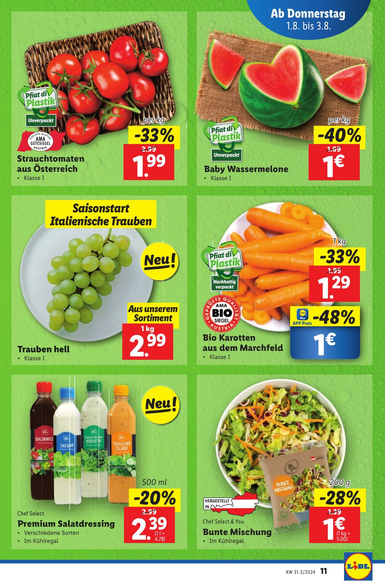 Prospekt Lidl 01.08.2024 - 03.08.2024