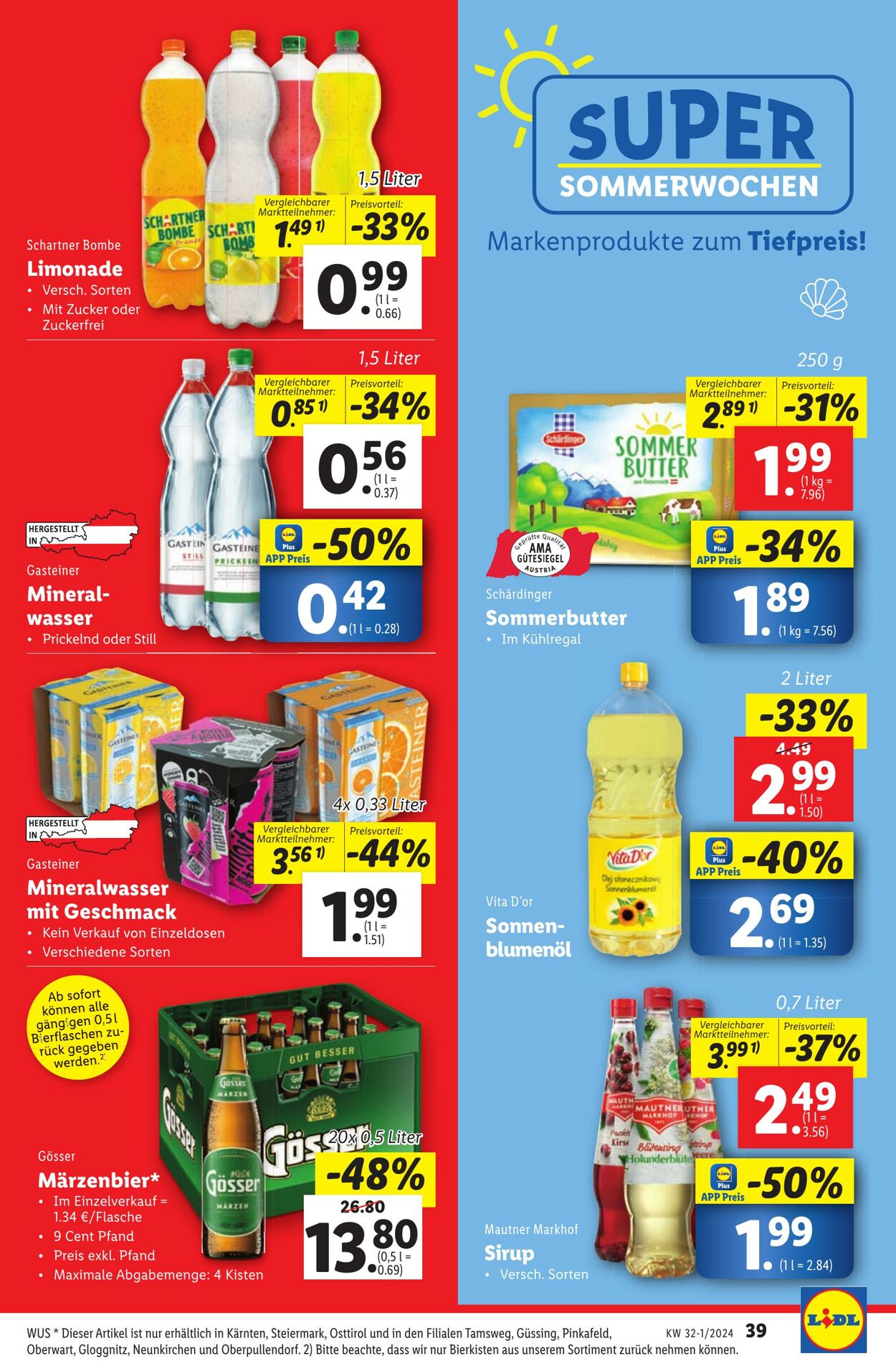 Prospekt Lidl 01.08.2024 - 03.08.2024