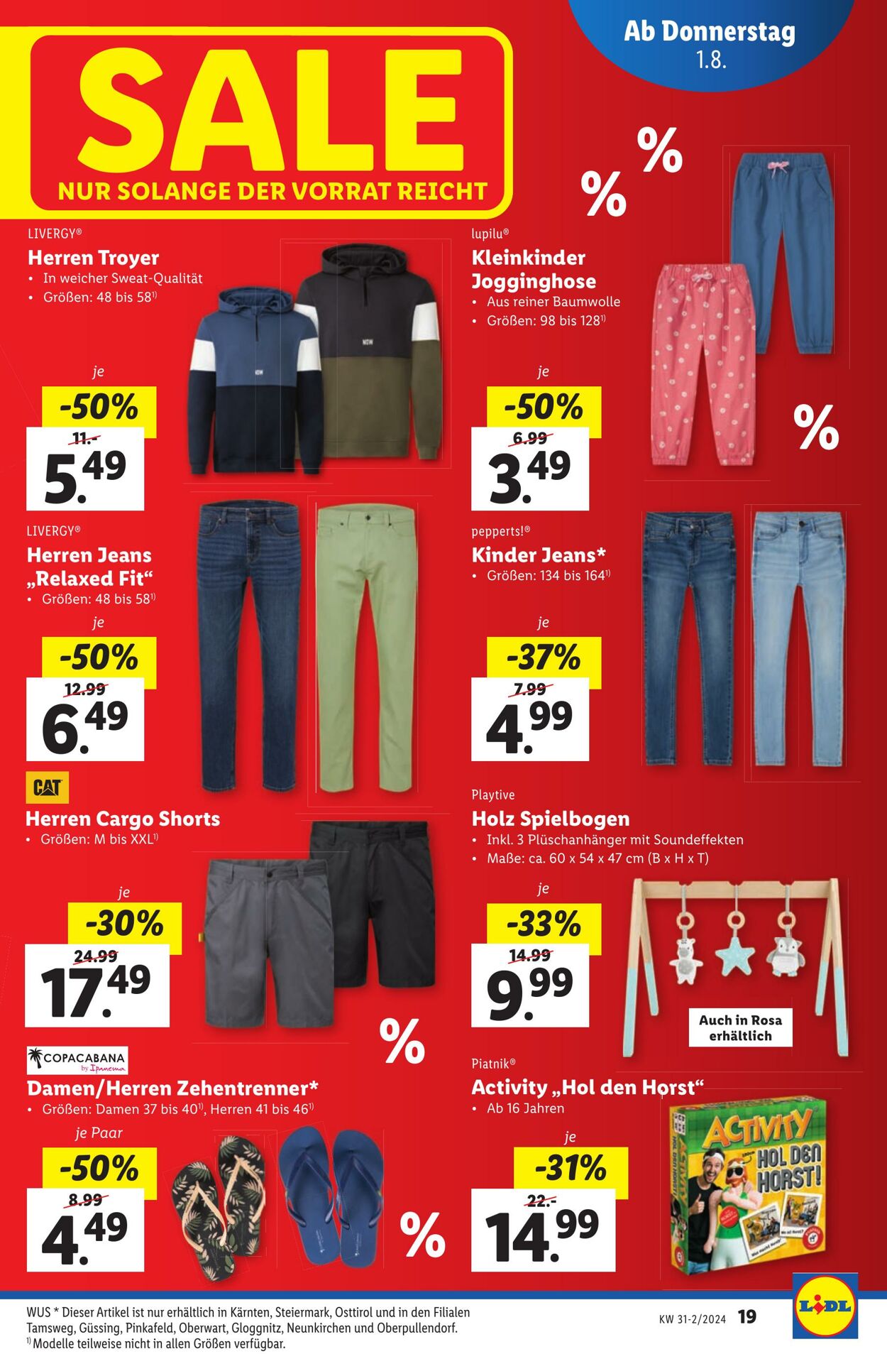 Prospekt Lidl 01.08.2024 - 03.08.2024