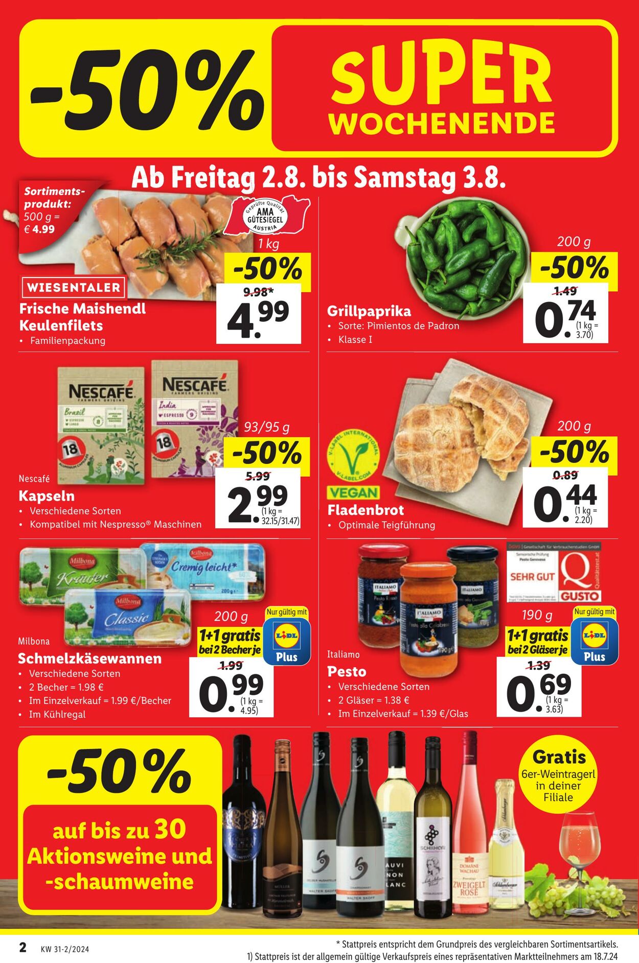 Prospekt Lidl 01.08.2024 - 03.08.2024