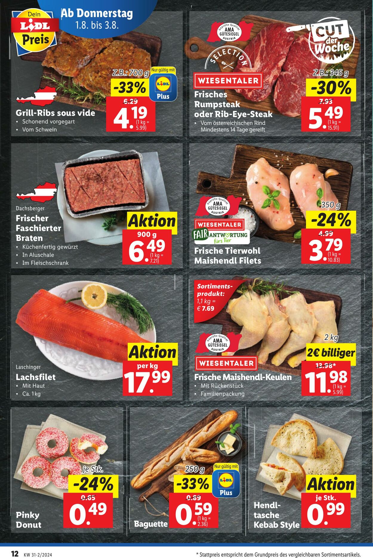 Prospekt Lidl 01.08.2024 - 03.08.2024
