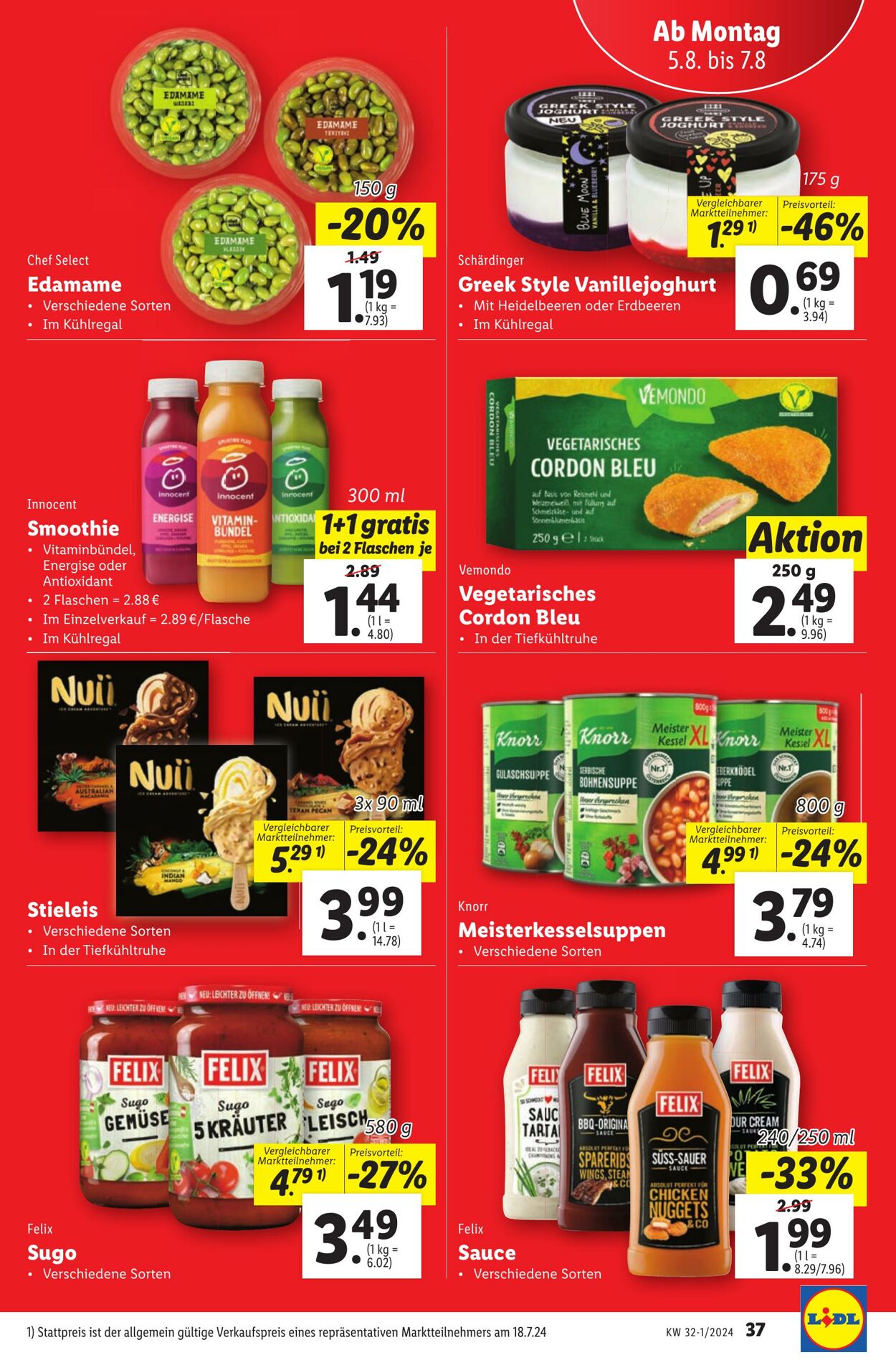 Prospekt Lidl 01.08.2024 - 03.08.2024