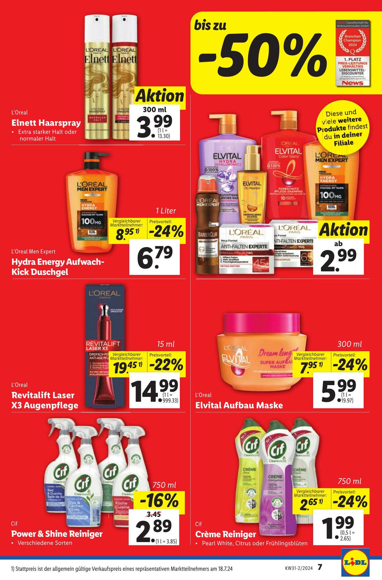 Prospekt Lidl 01.08.2024 - 03.08.2024