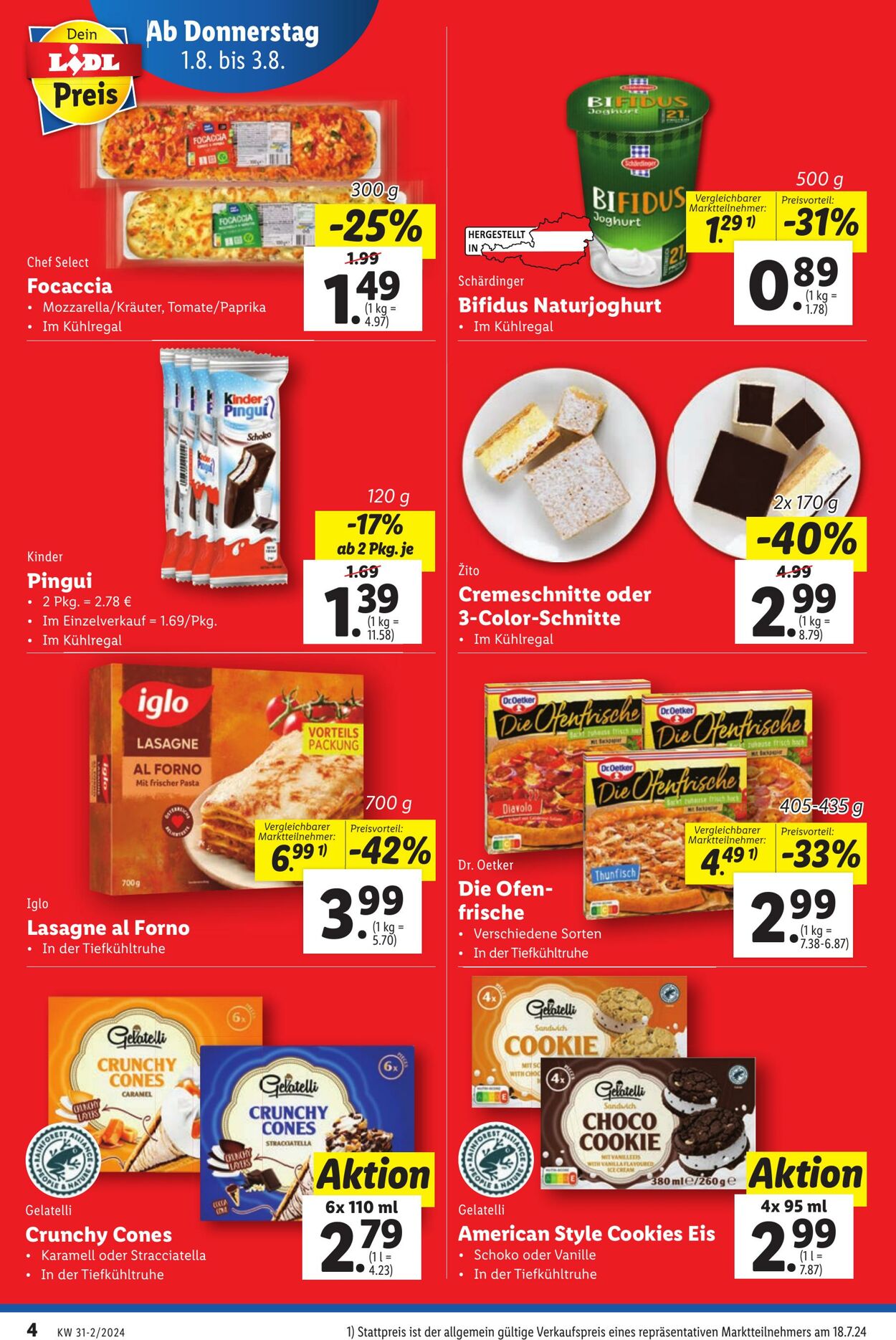 Prospekt Lidl 01.08.2024 - 03.08.2024