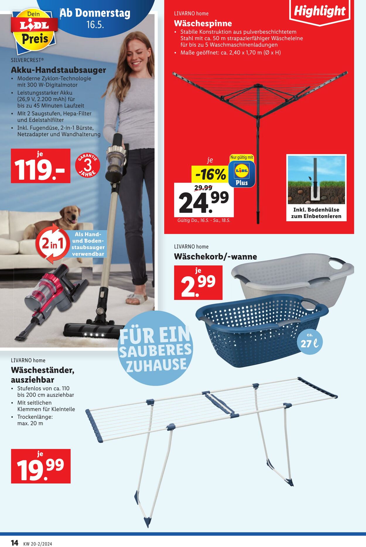 Prospekt Lidl 16.05.2024 - 22.05.2024