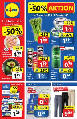 Prospekt Lidl 17.05.2023 - 24.05.2023