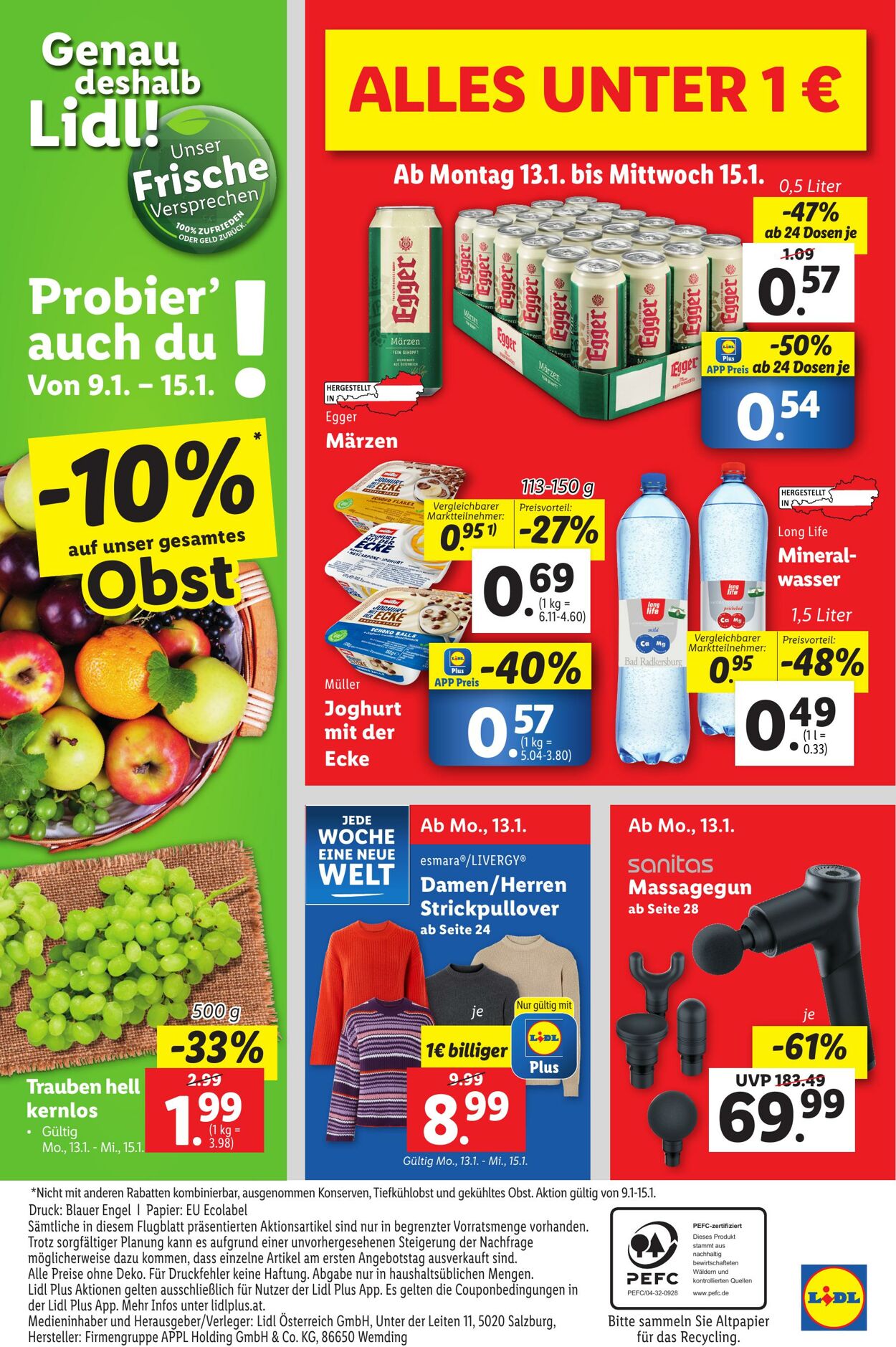 Prospekt Lidl 09.01.2025 - 15.01.2025