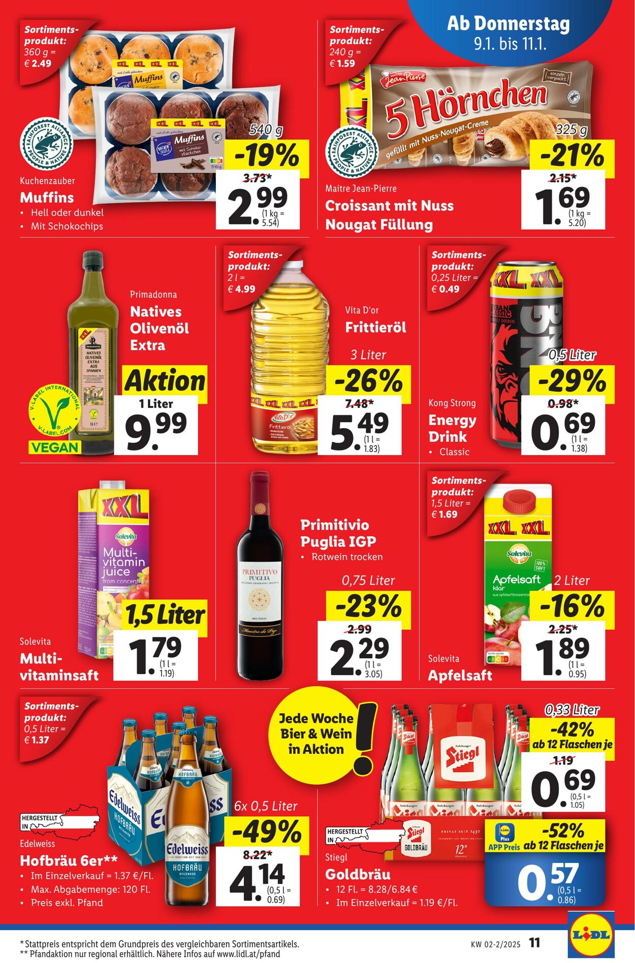 Prospekt Lidl 09.01.2025 - 15.01.2025