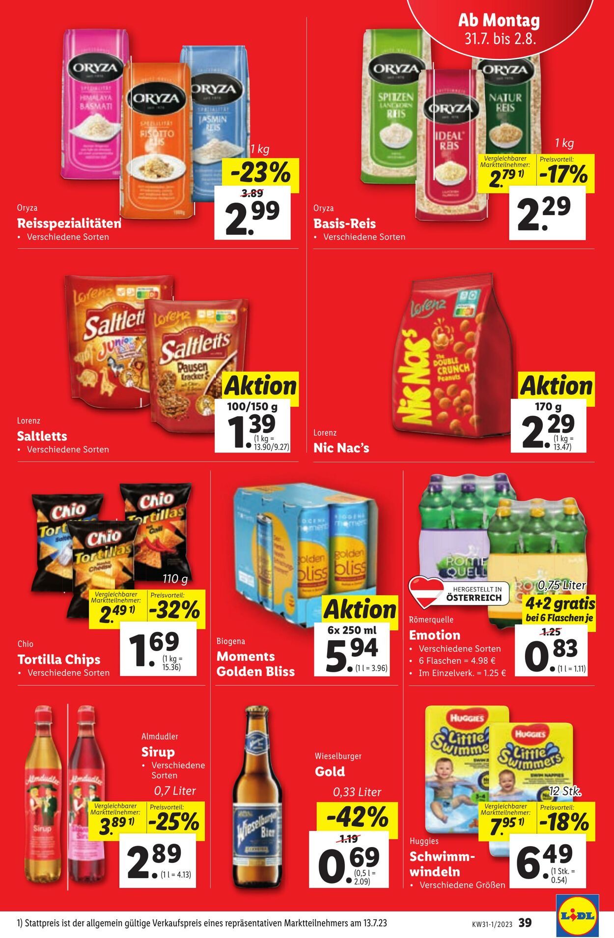 Prospekt Lidl 27.07.2023 - 02.08.2023