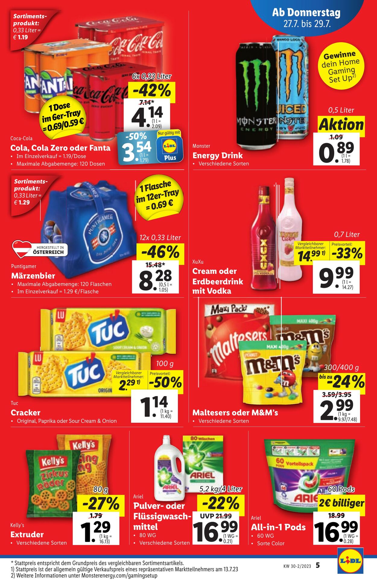 Prospekt Lidl 27.07.2023 - 02.08.2023