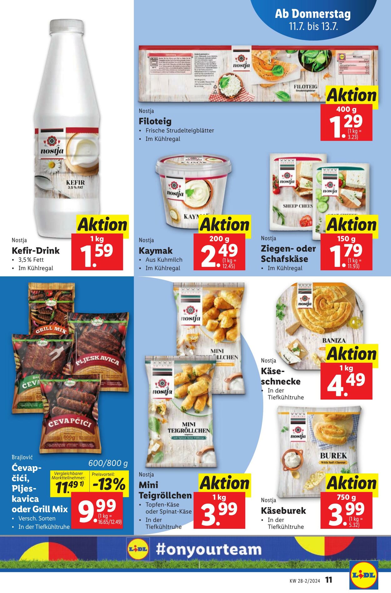 Prospekt Lidl 11.07.2024 - 13.07.2024