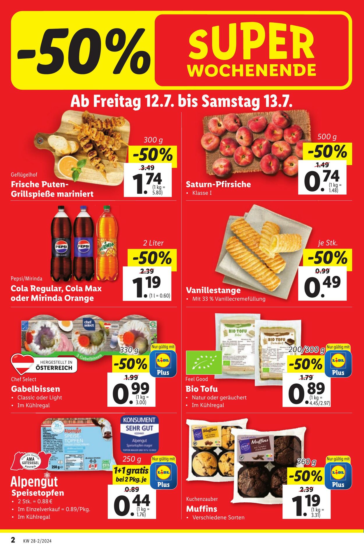 Prospekt Lidl 11.07.2024 - 13.07.2024