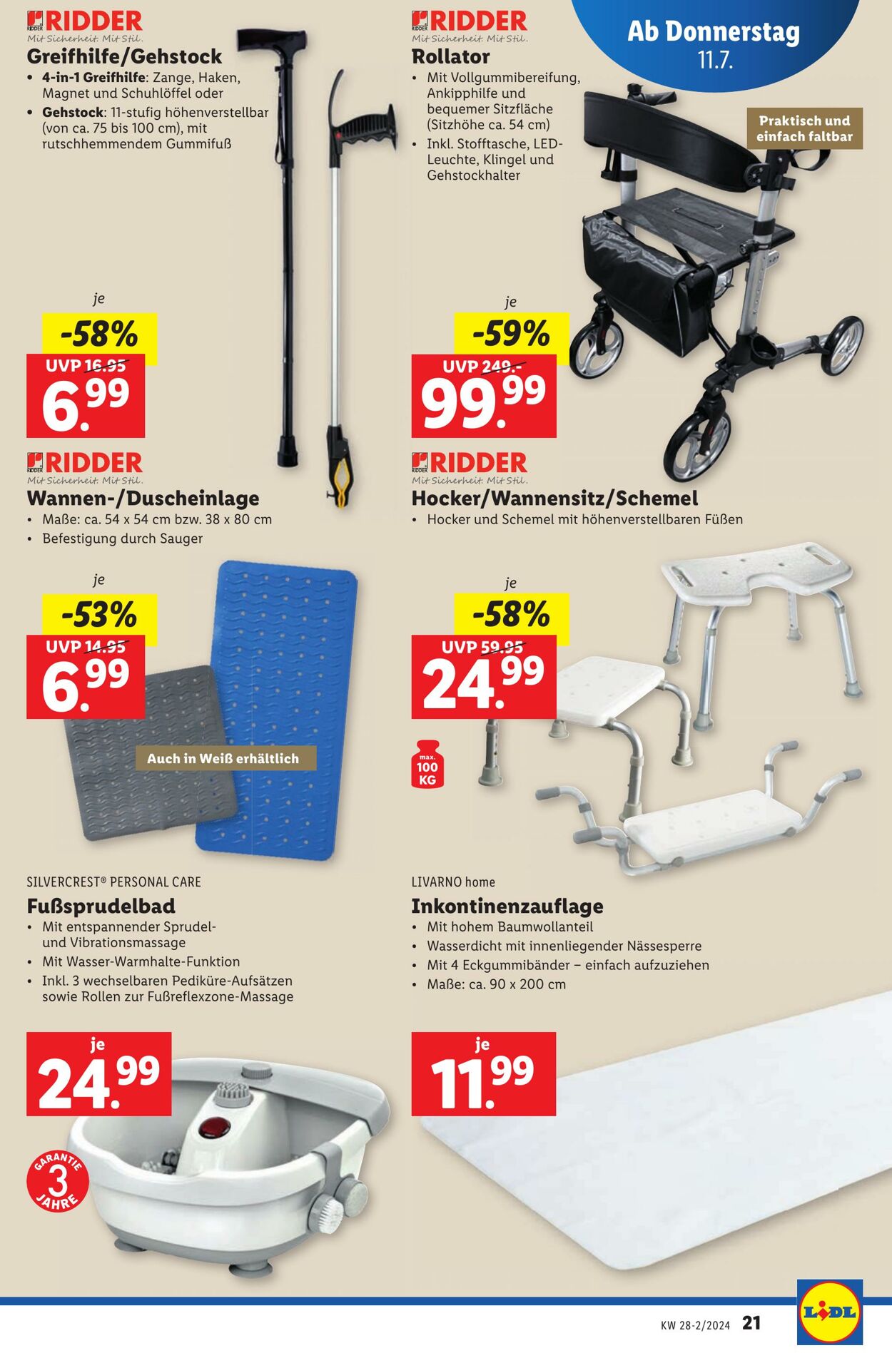 Prospekt Lidl 11.07.2024 - 13.07.2024