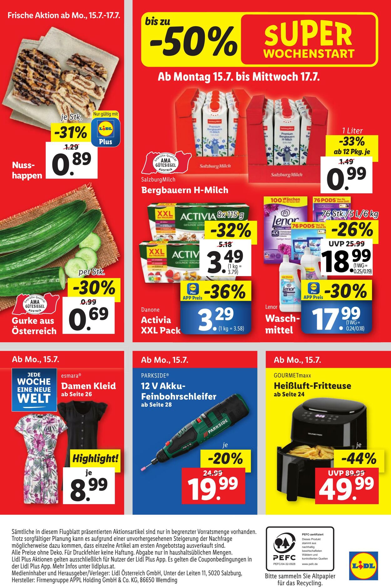 Prospekt Lidl 11.07.2024 - 13.07.2024