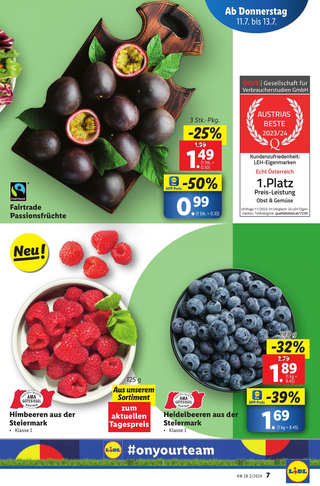 Prospekt Lidl 11.07.2024 - 13.07.2024