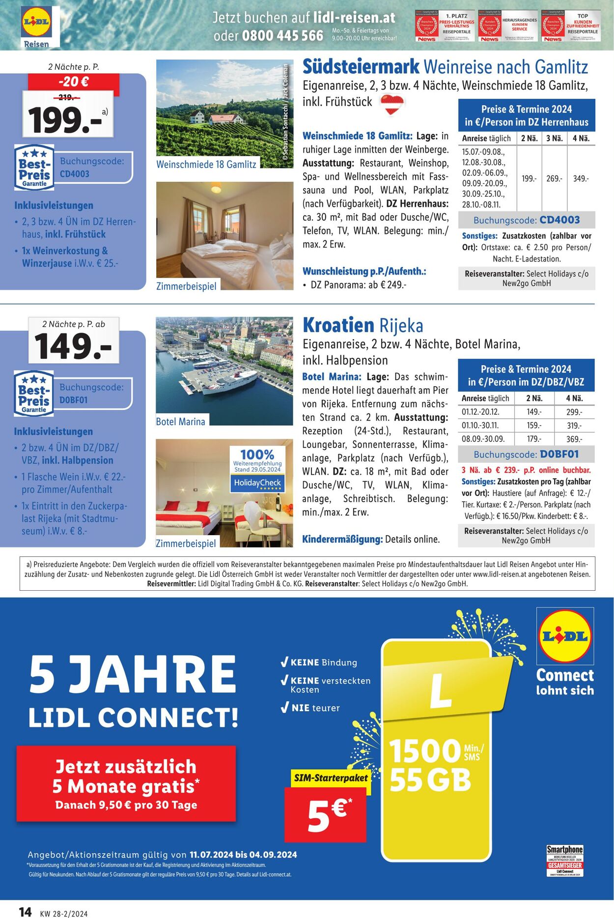 Prospekt Lidl 11.07.2024 - 13.07.2024