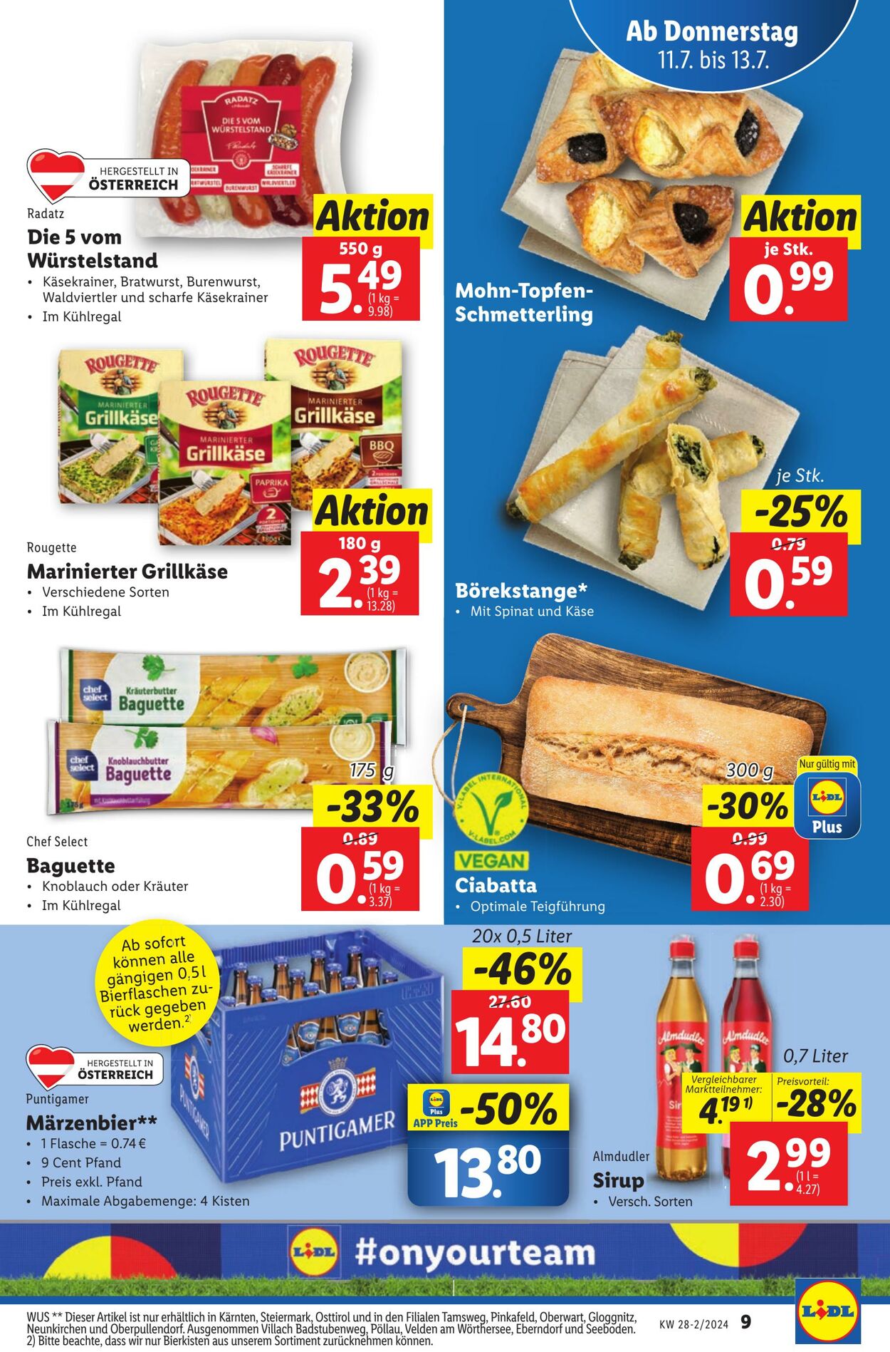 Prospekt Lidl 11.07.2024 - 13.07.2024