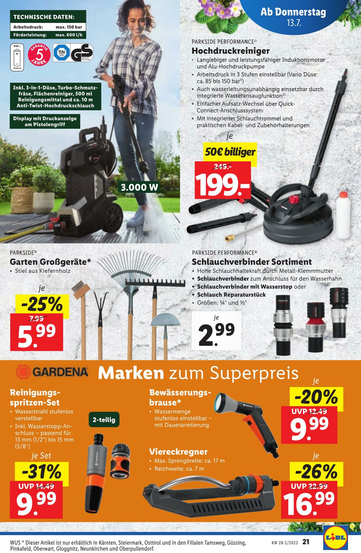 Prospekt Lidl 13.07.2023 - 15.07.2023