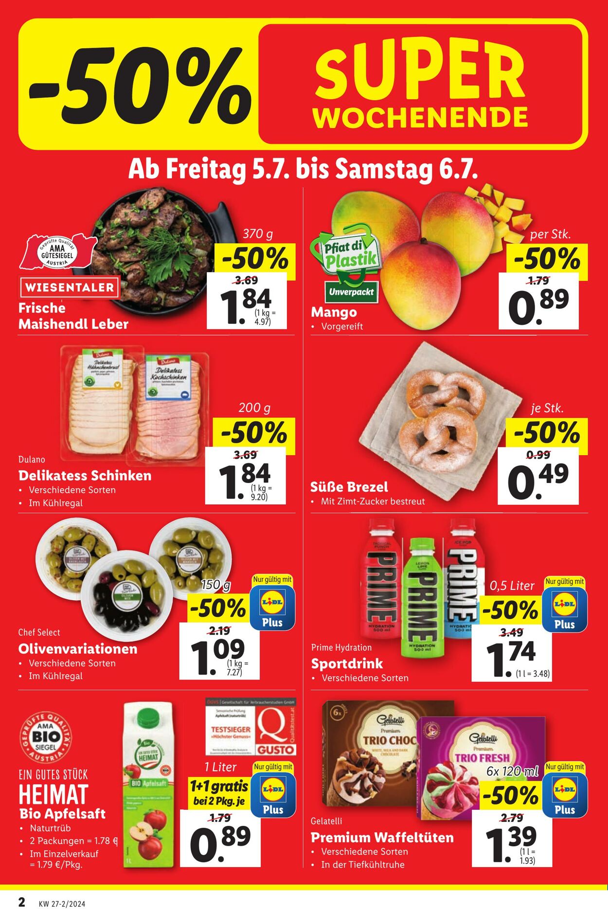 Prospekt Lidl 04.07.2024 - 10.07.2024