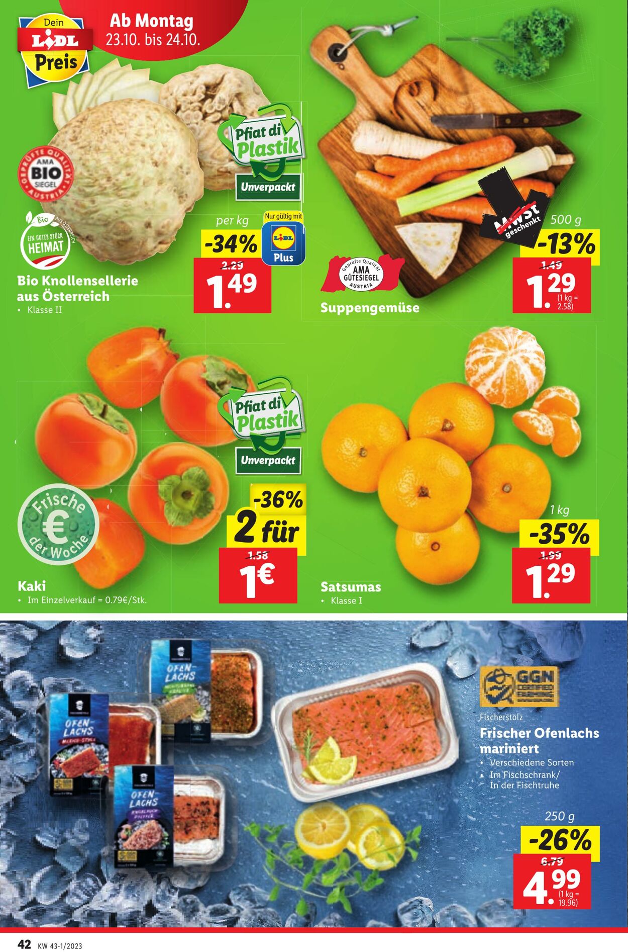 Prospekt Lidl 19.10.2023 - 25.10.2023