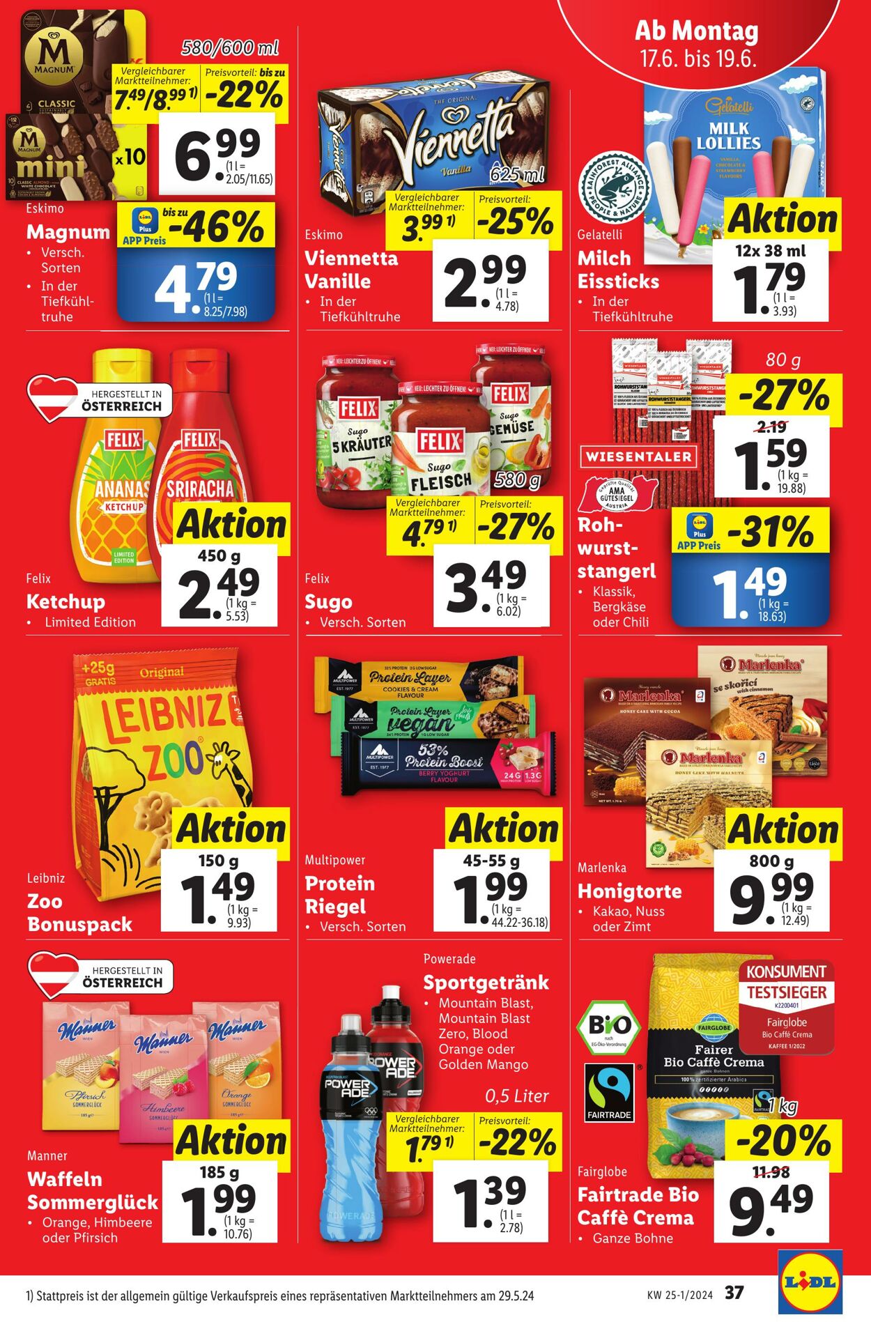 Prospekt Lidl 13.06.2024 - 19.06.2024