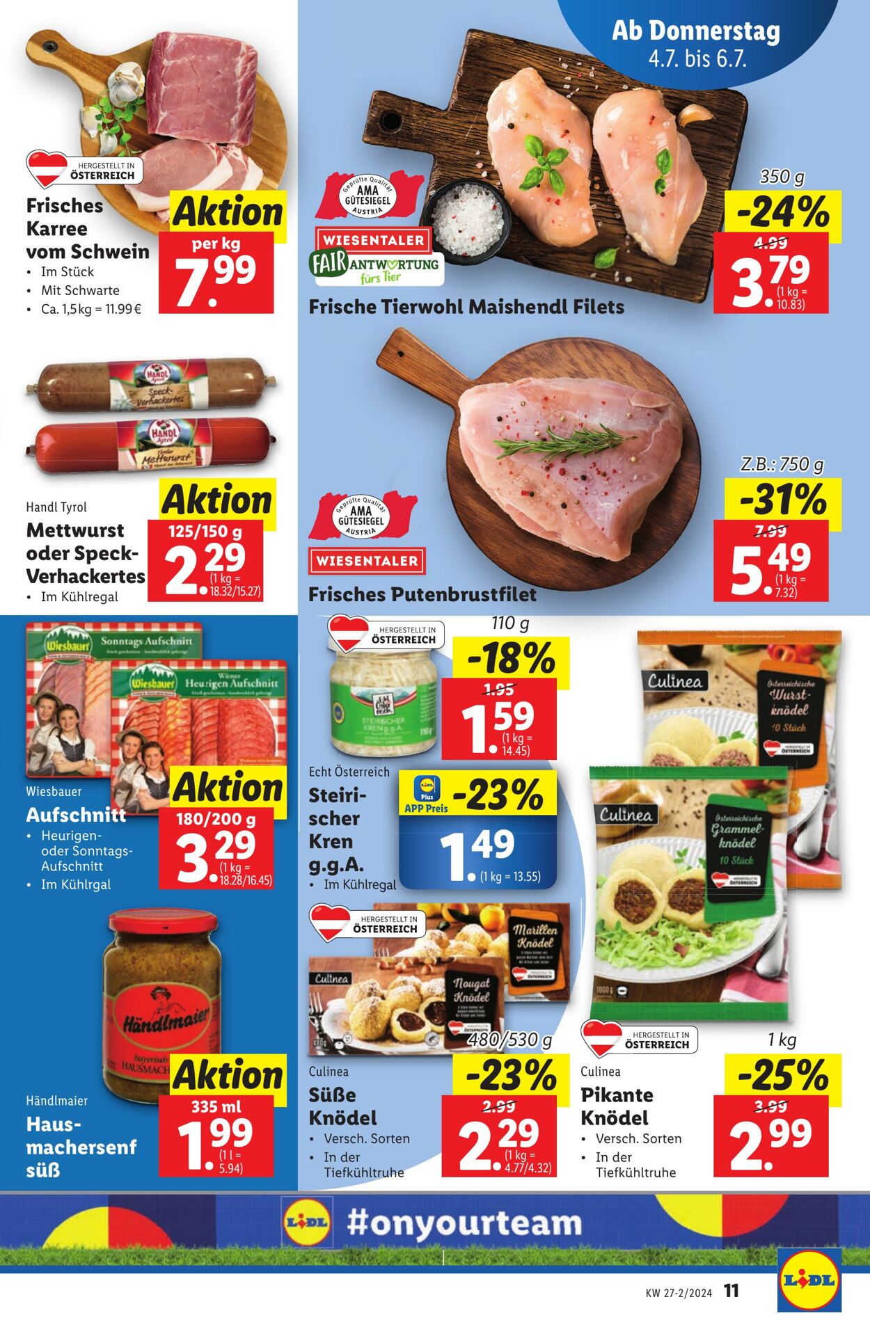 Prospekt Lidl 04.07.2024 - 10.07.2024