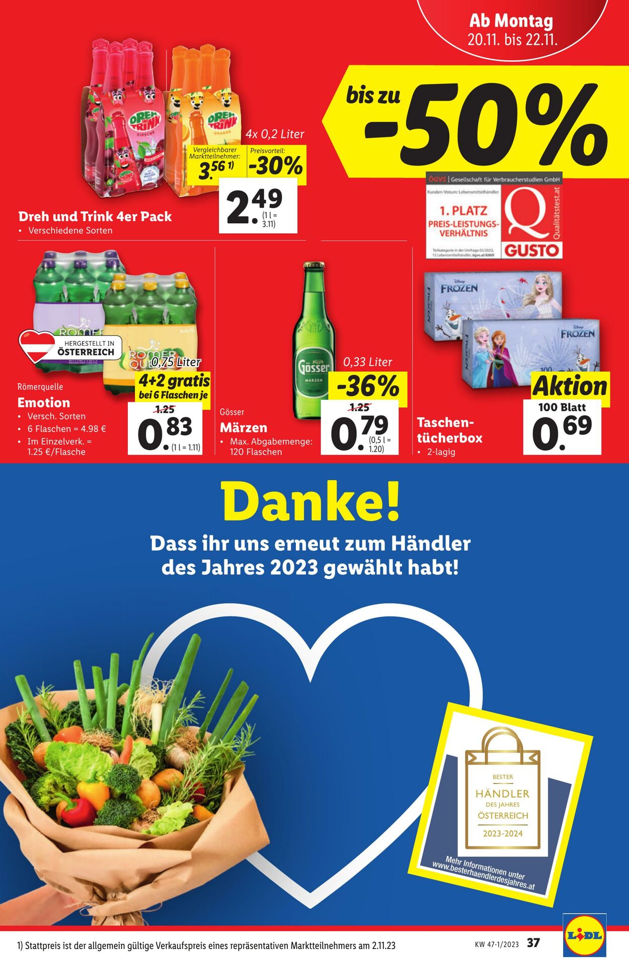 Prospekt Lidl 16.11.2023 - 18.11.2023