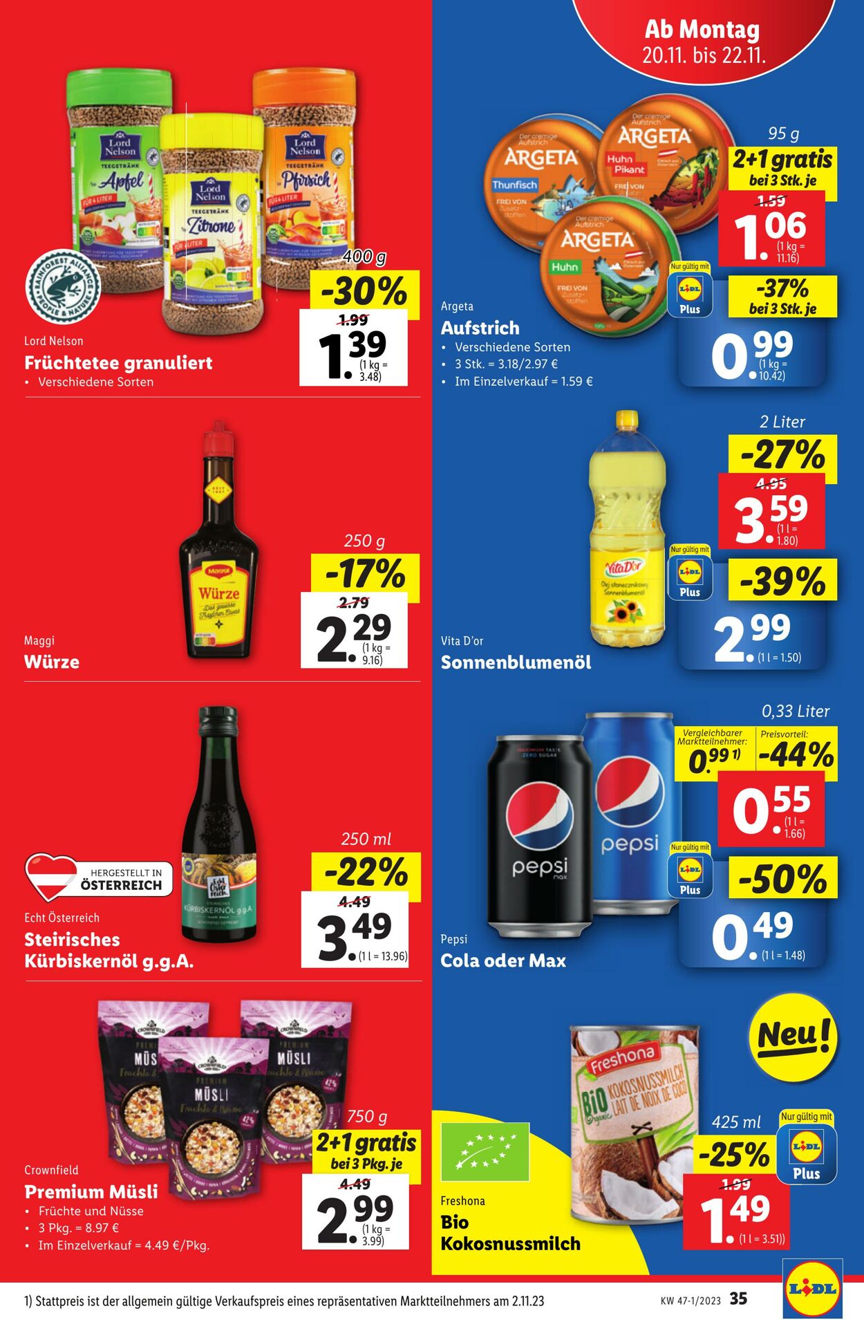 Prospekt Lidl 16.11.2023 - 18.11.2023