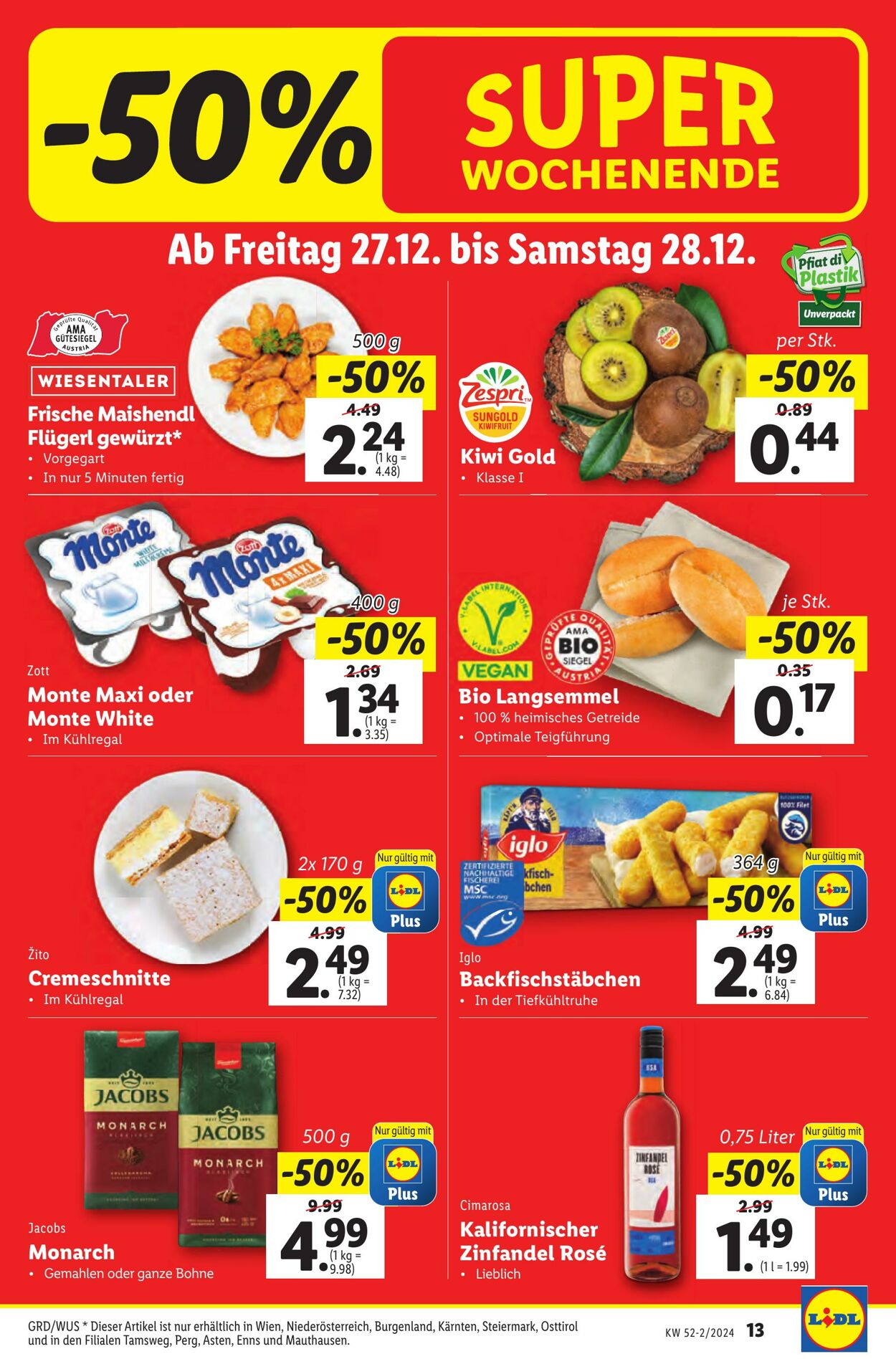 Prospekt Lidl 19.12.2024 - 24.12.2024