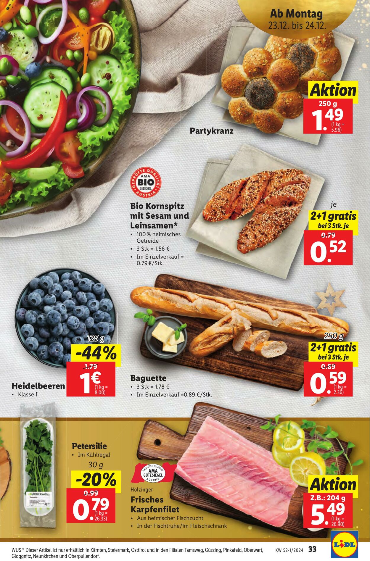 Prospekt Lidl 19.12.2024 - 24.12.2024