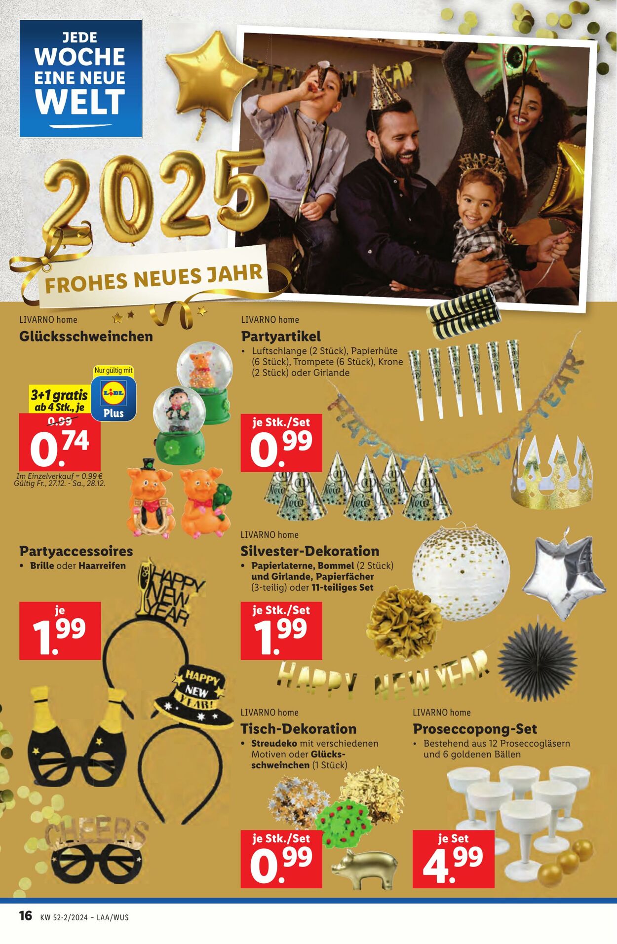 Prospekt Lidl 19.12.2024 - 24.12.2024