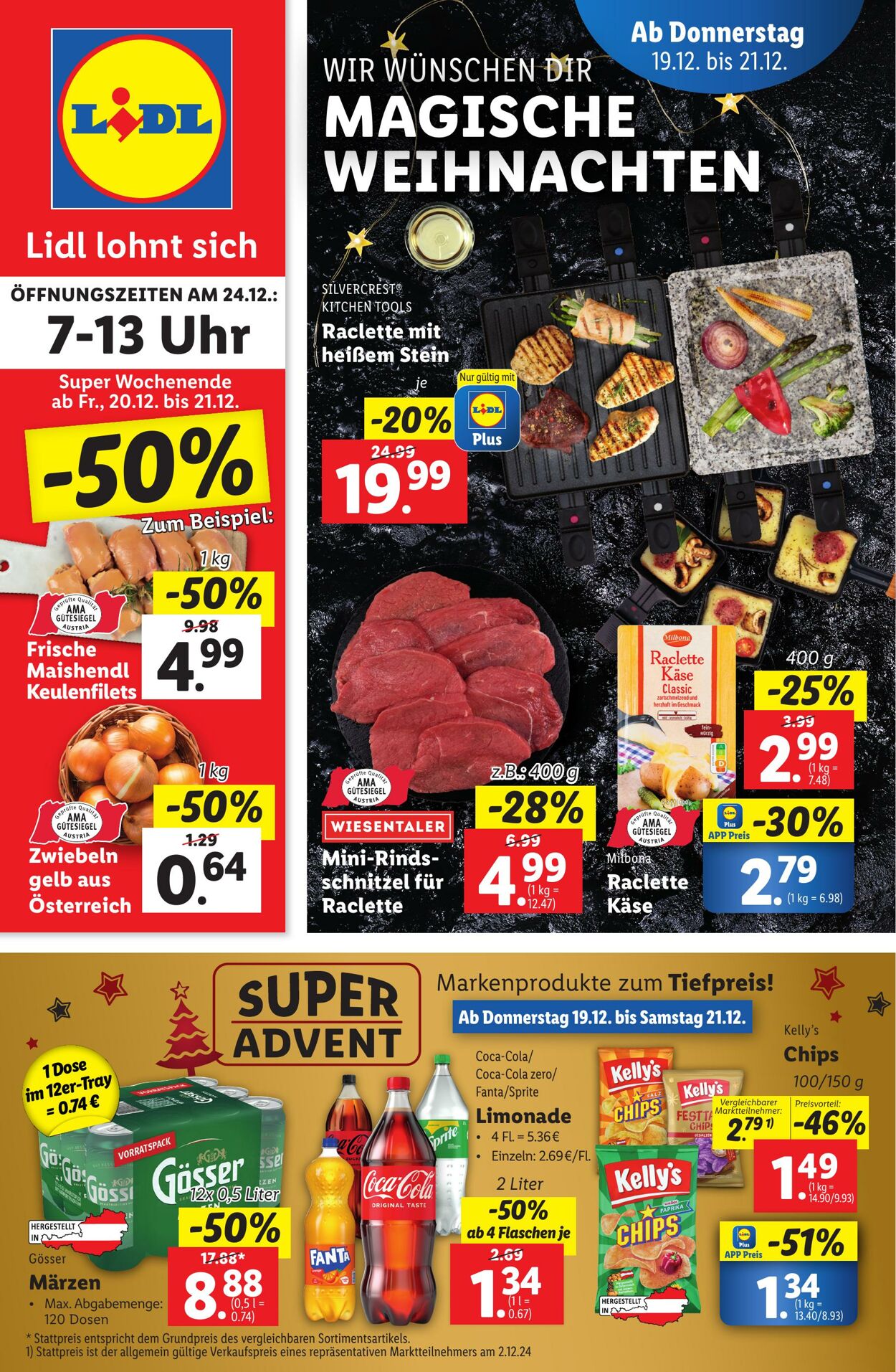 Prospekt Lidl 19.12.2024 - 24.12.2024