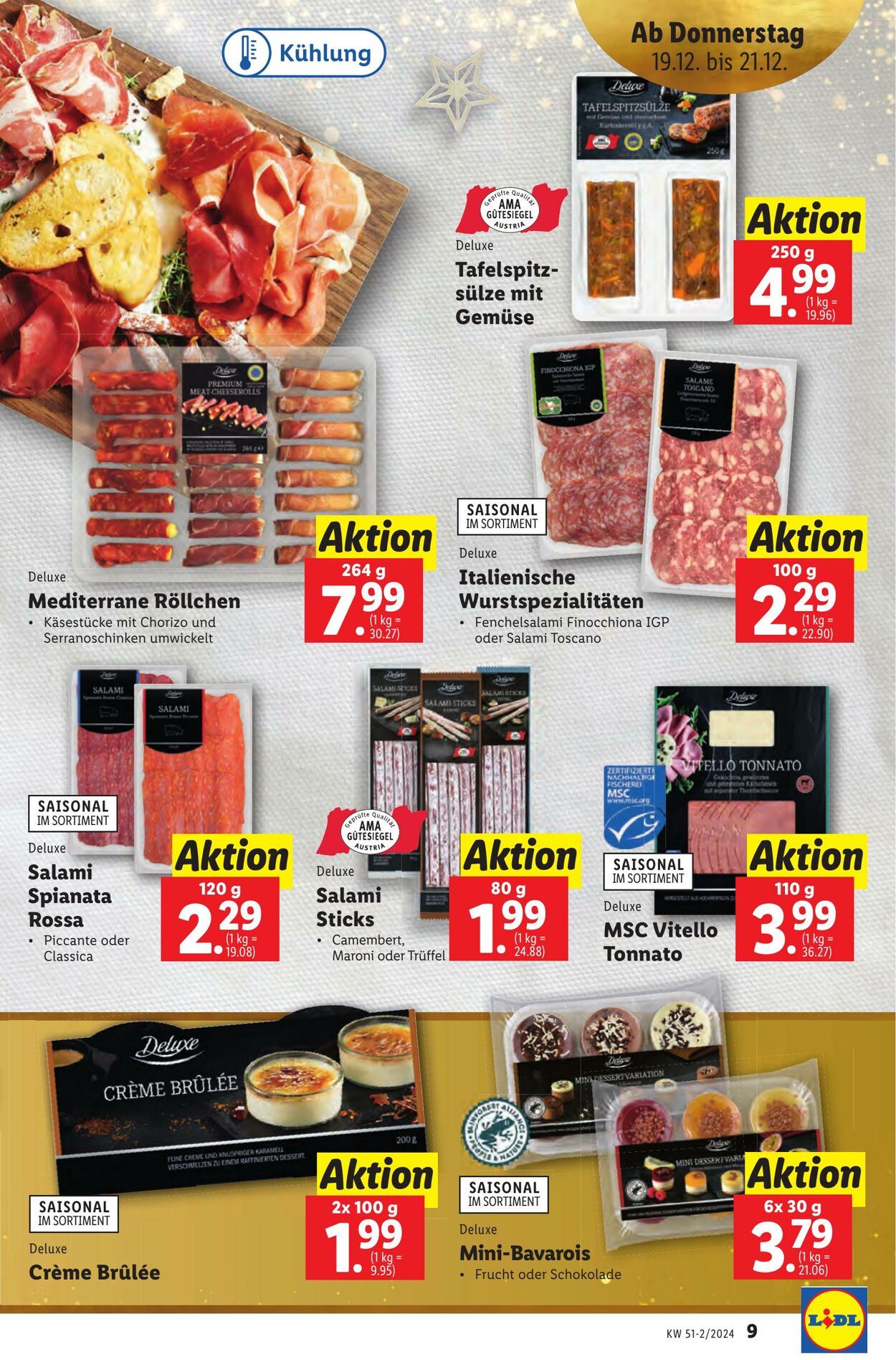 Prospekt Lidl 19.12.2024 - 24.12.2024