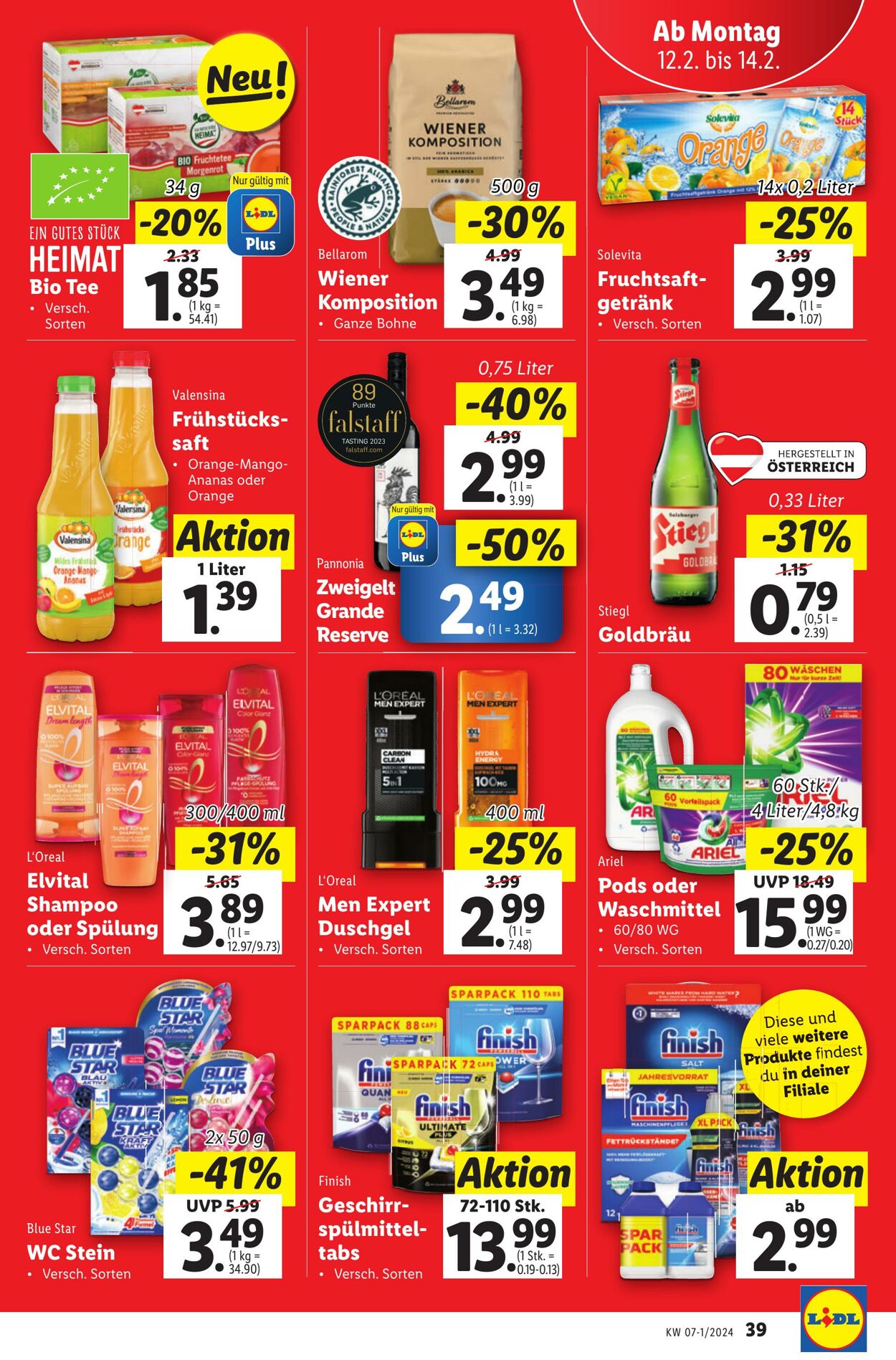 Prospekt Lidl 08.02.2024 - 14.02.2024