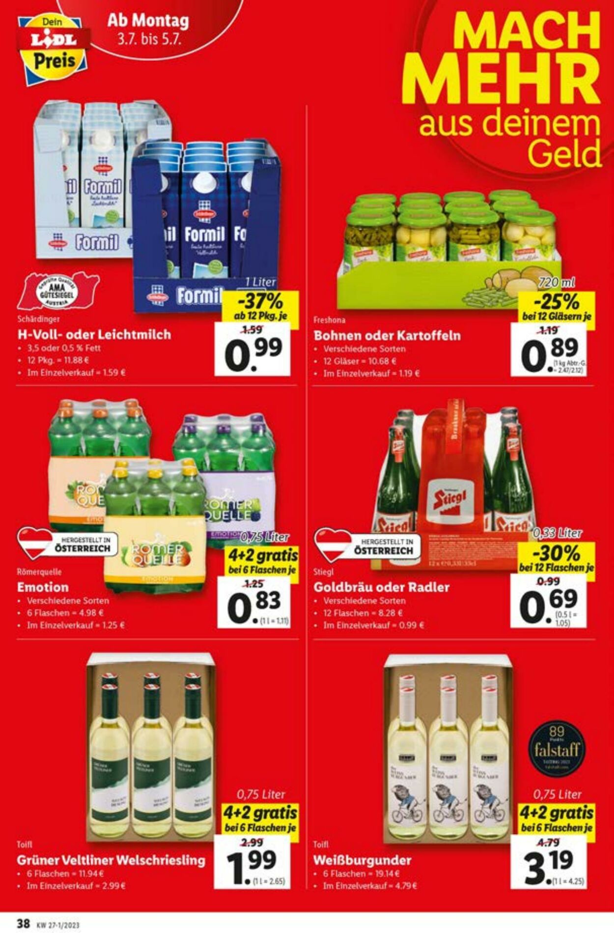 Prospekt Lidl 29.06.2023 - 05.07.2023