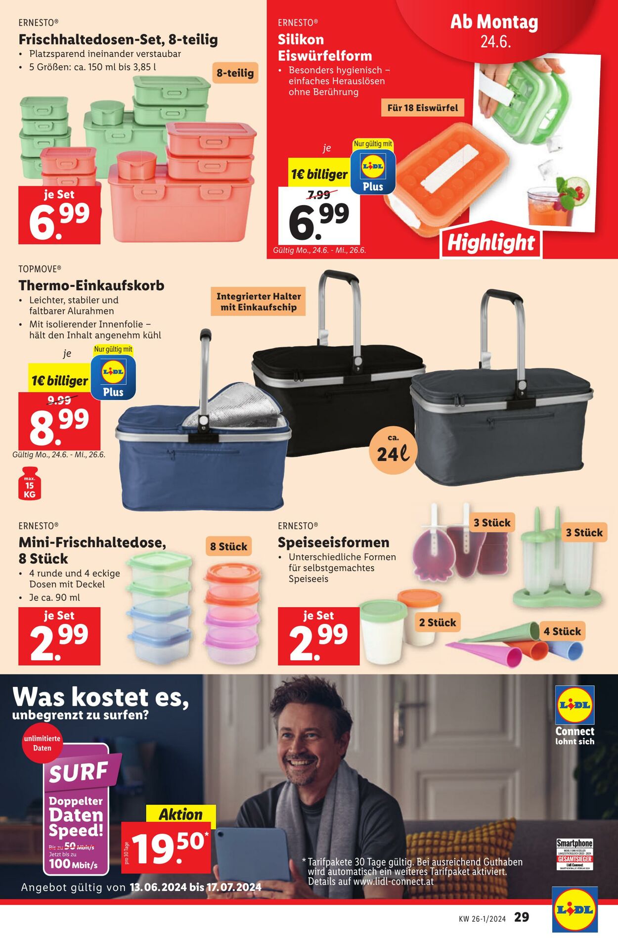 Prospekt Lidl 20.06.2024 - 26.06.2024